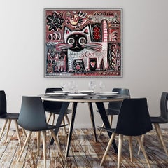 COCOA CAT original painting