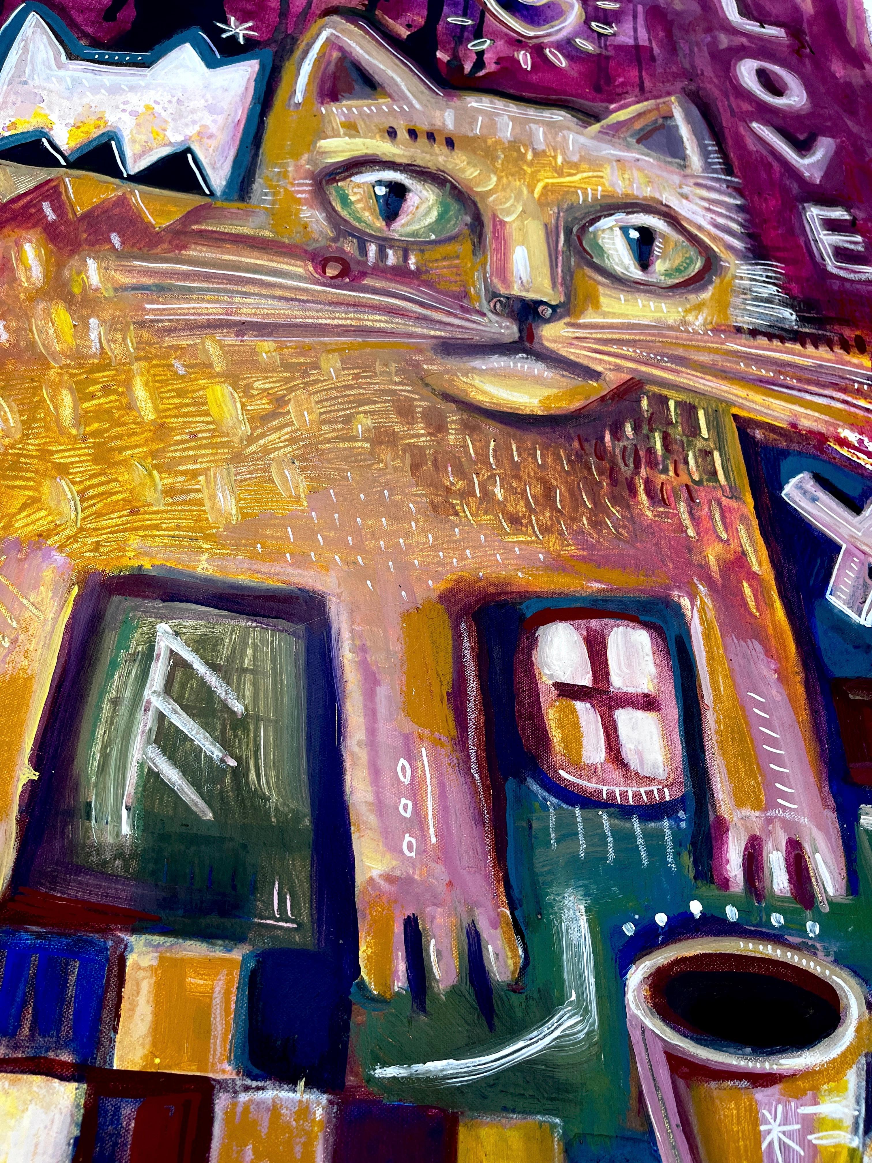 „COFFEE WITH CAT“ im Angebot 4