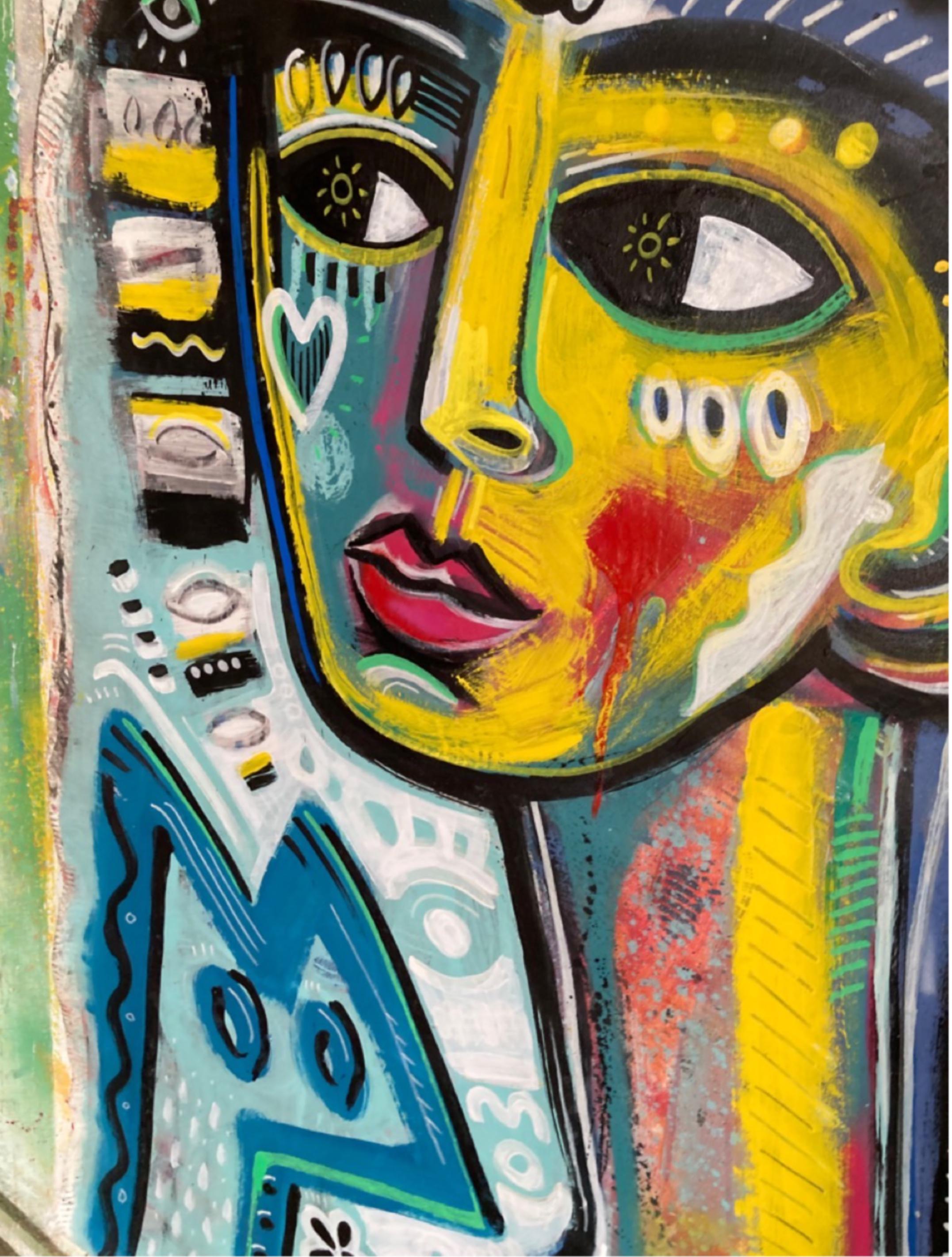 CONNESSIONE - Painting di Daria Kusto