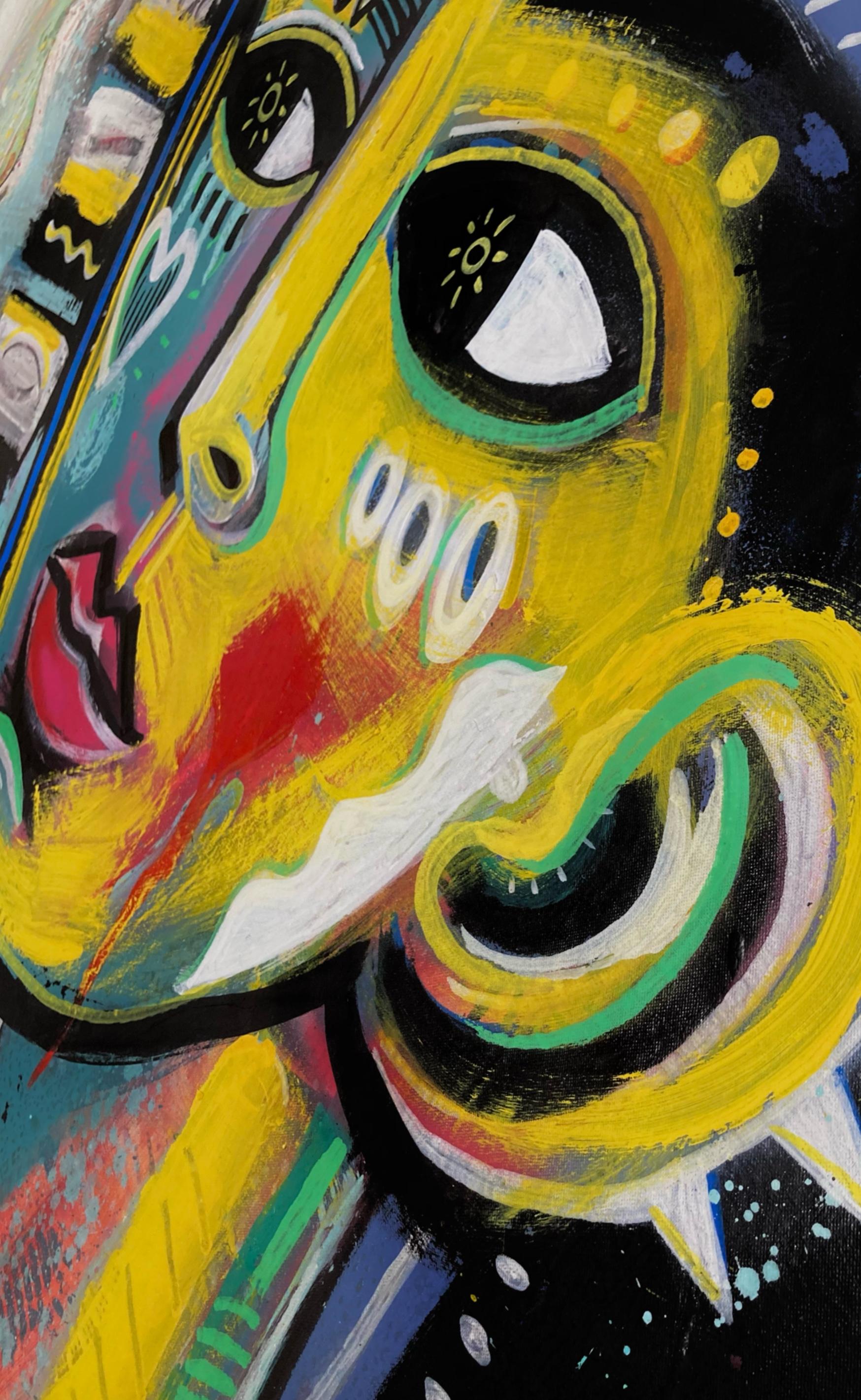 CONNESSIONE - Painting Contemporaneo di Daria Kusto