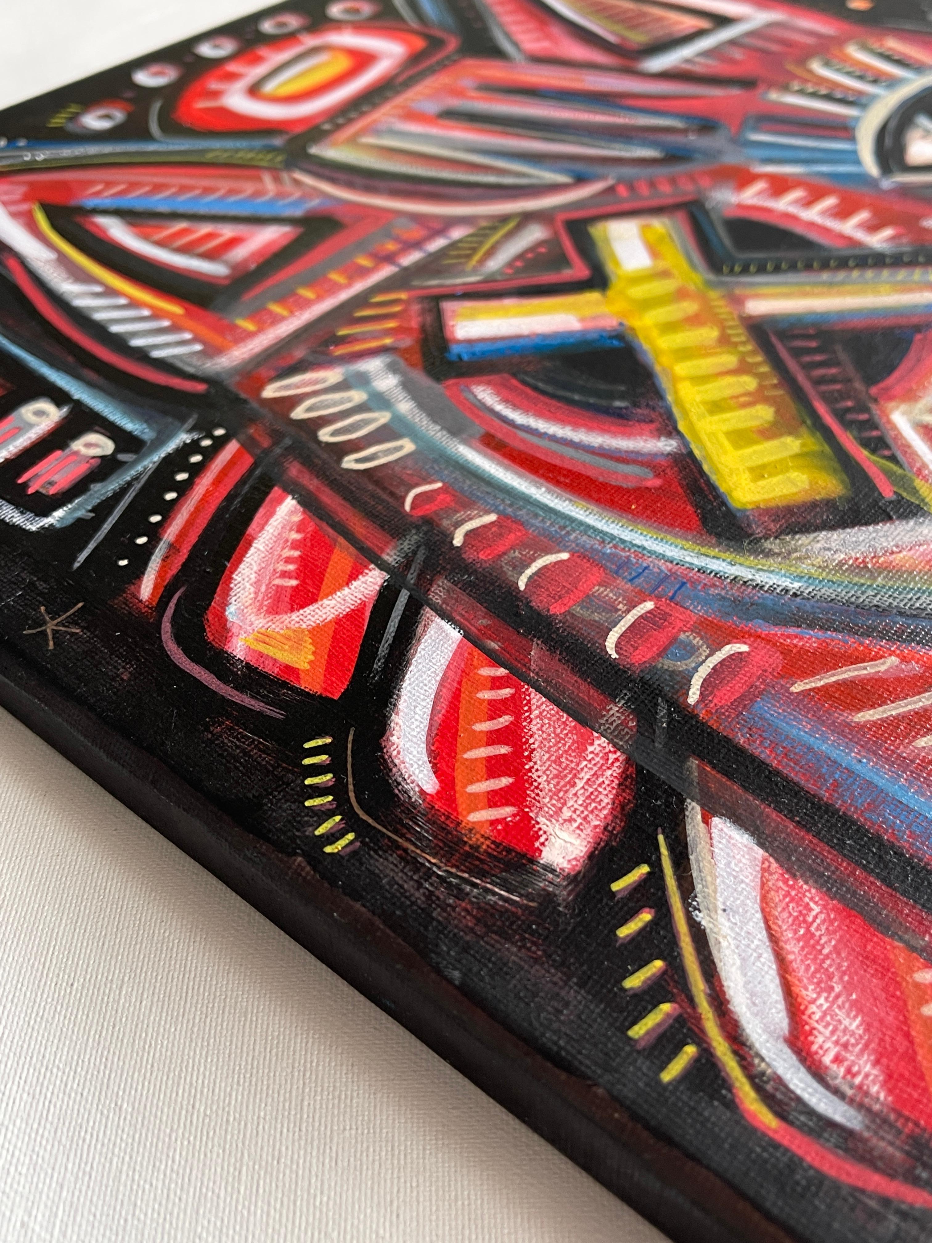 Original Abstrakter Expressionismus Gemälde
Direkt von der Künstlerin Daria Kusto.
Acryl auf Leinwand. 
Bereits gerahmt und fertig zum Aufhängen! 
Die Kunstwerke werden sicher von Spanien aus verschickt, so dass sie sicher ankommen.
