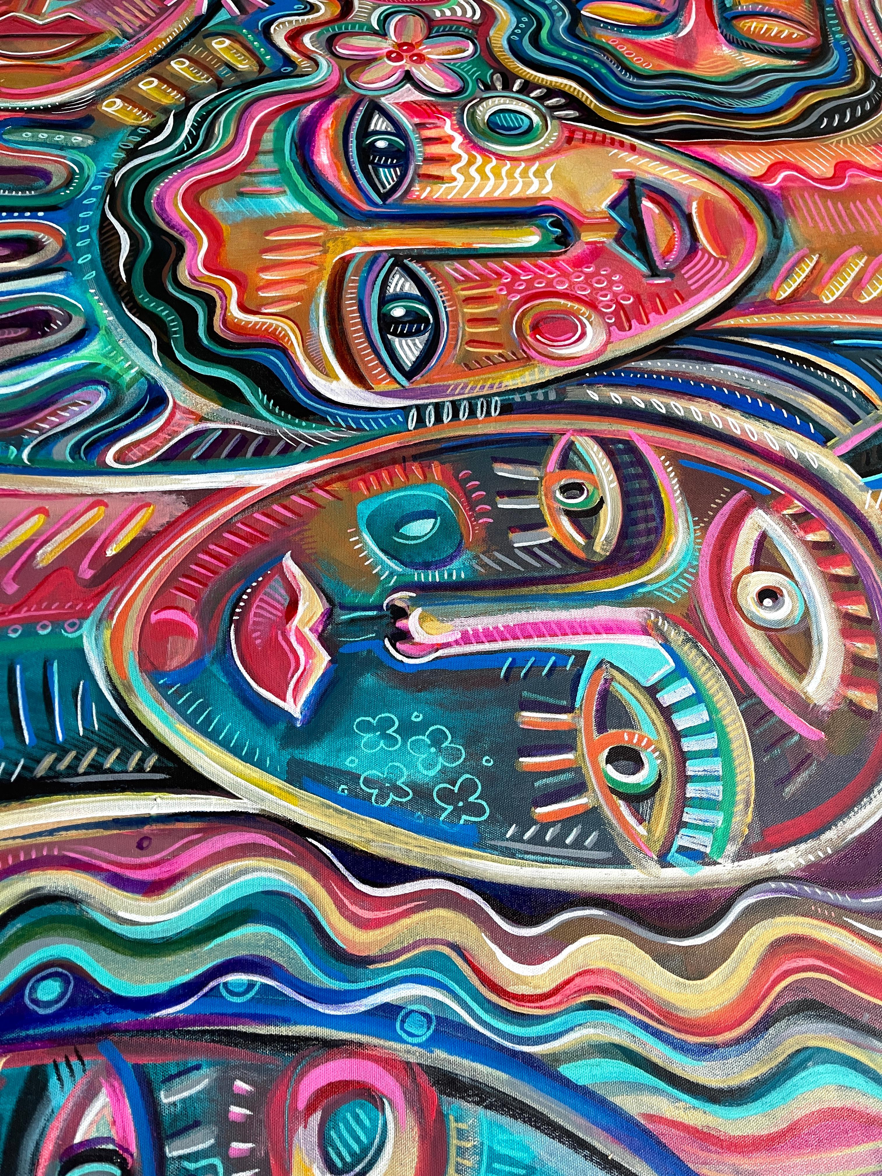 FL0W DER EWIGKEIT (Impressionismus), Painting, von Daria Kusto