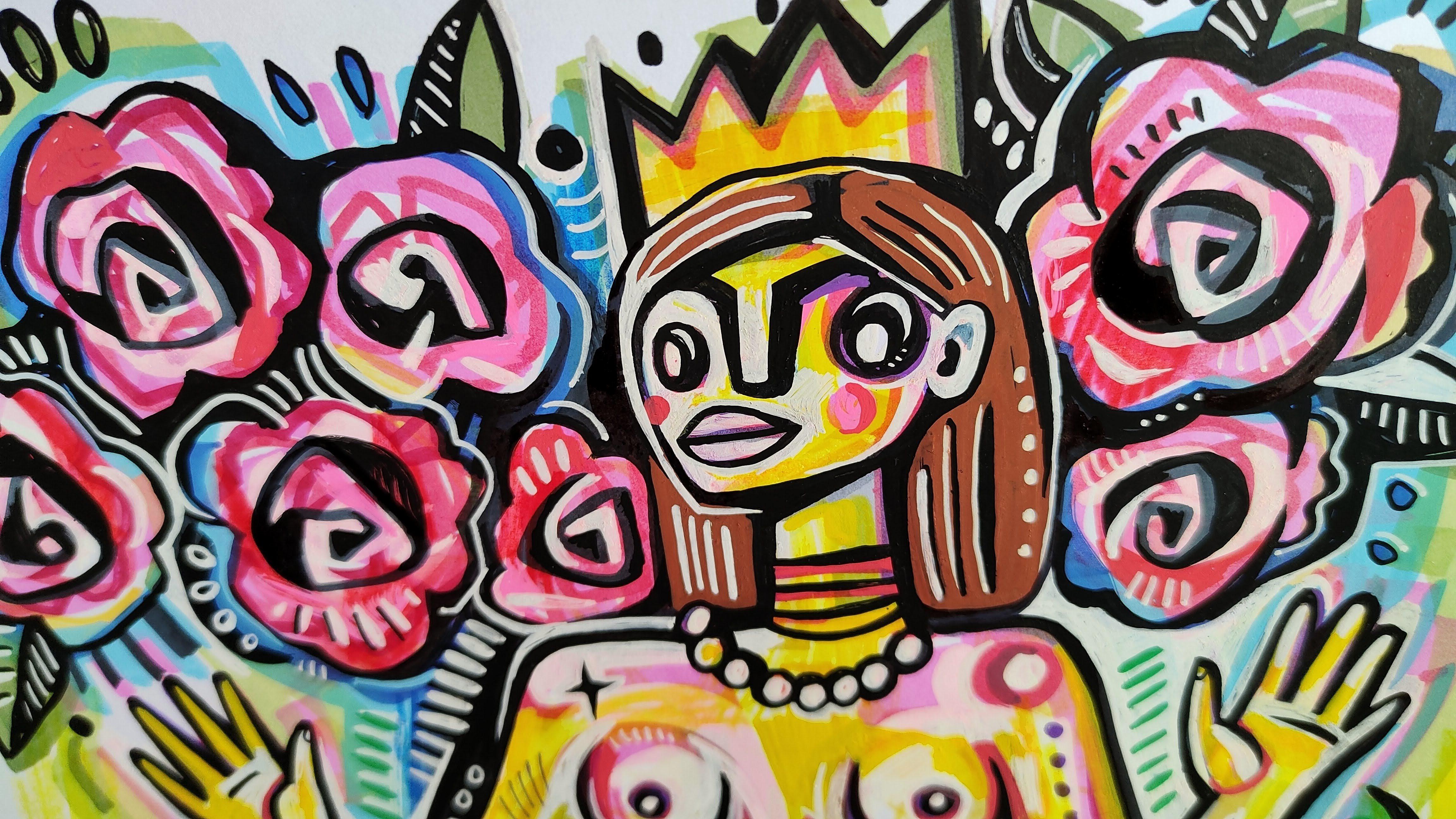 Markers on paper
Original art by Daria Kusto.
Shipped well protected, unframed.


