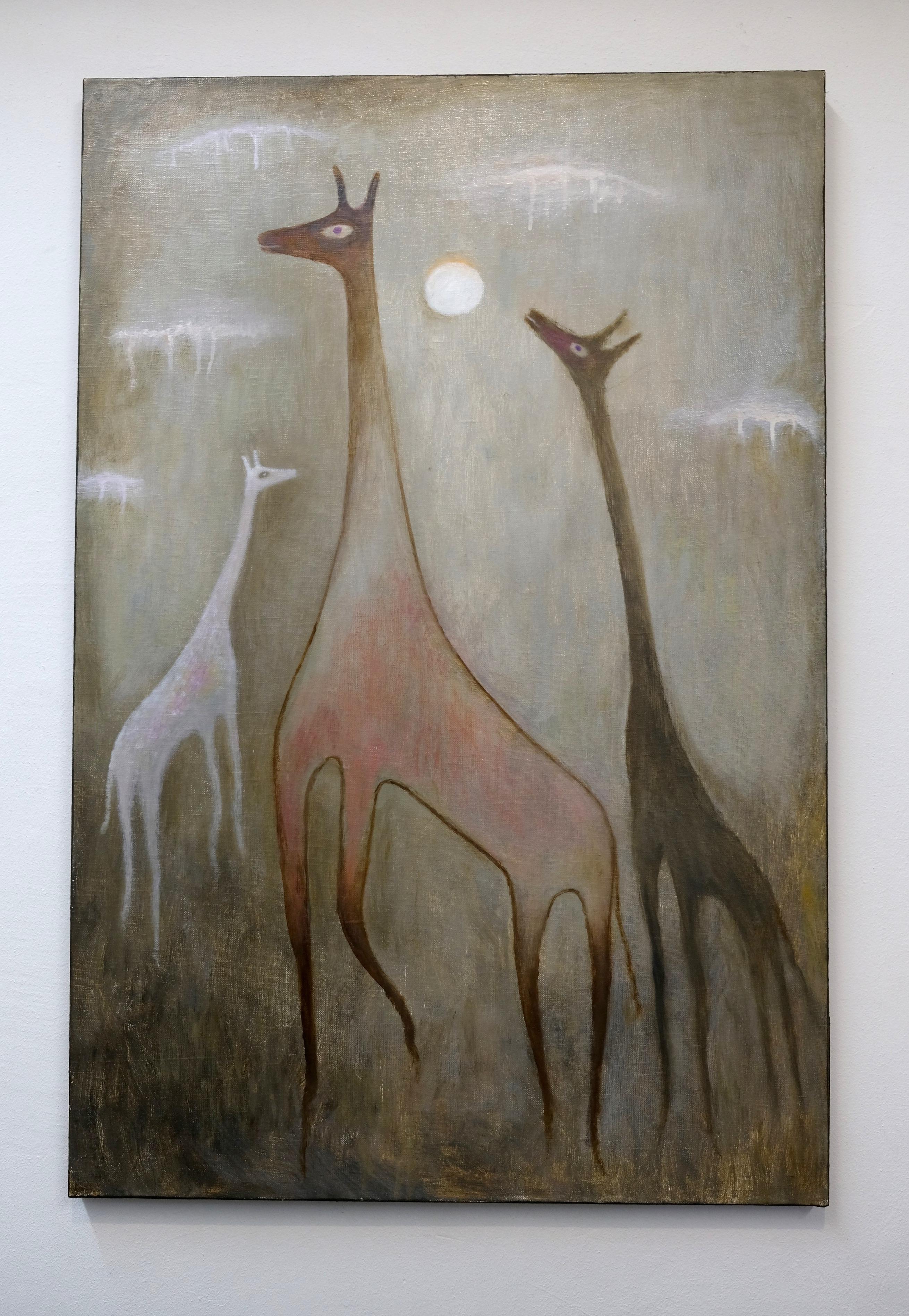 GIRAFFE DI SERA - Painting di Daria Kusto