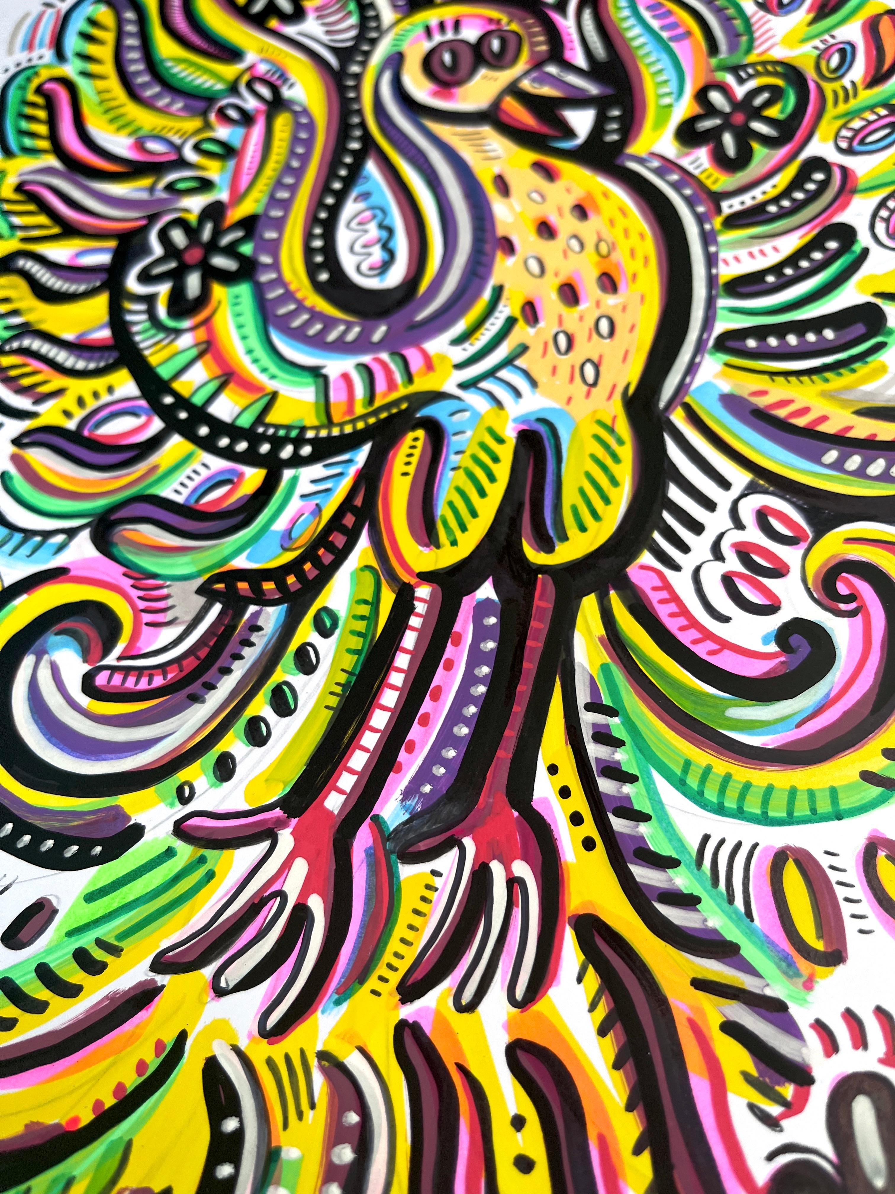 FELICE PHOENIX - Painting Neoespressionismo di Daria Kusto