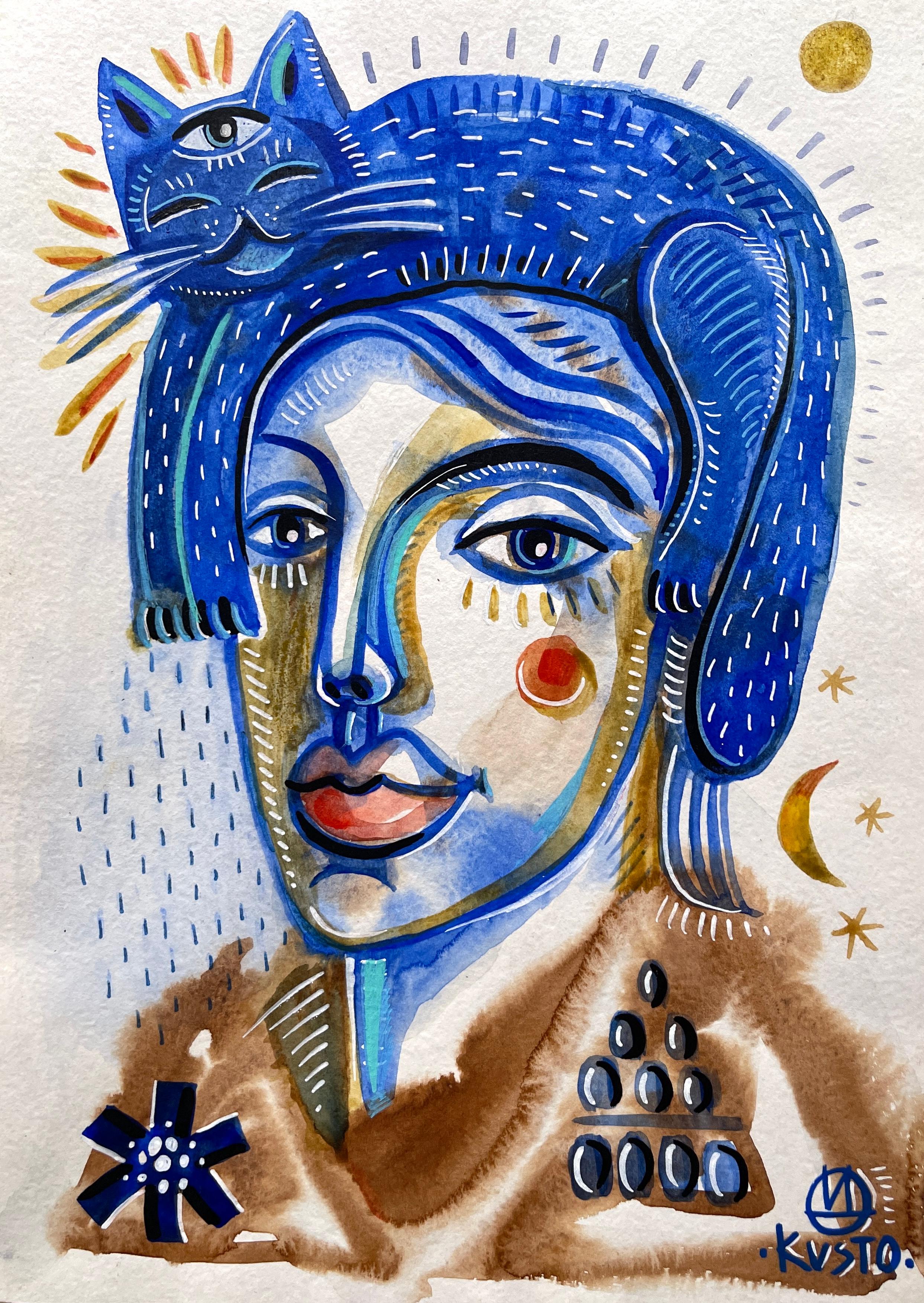 Daria Kusto Animal Art – HEILER-KATZE