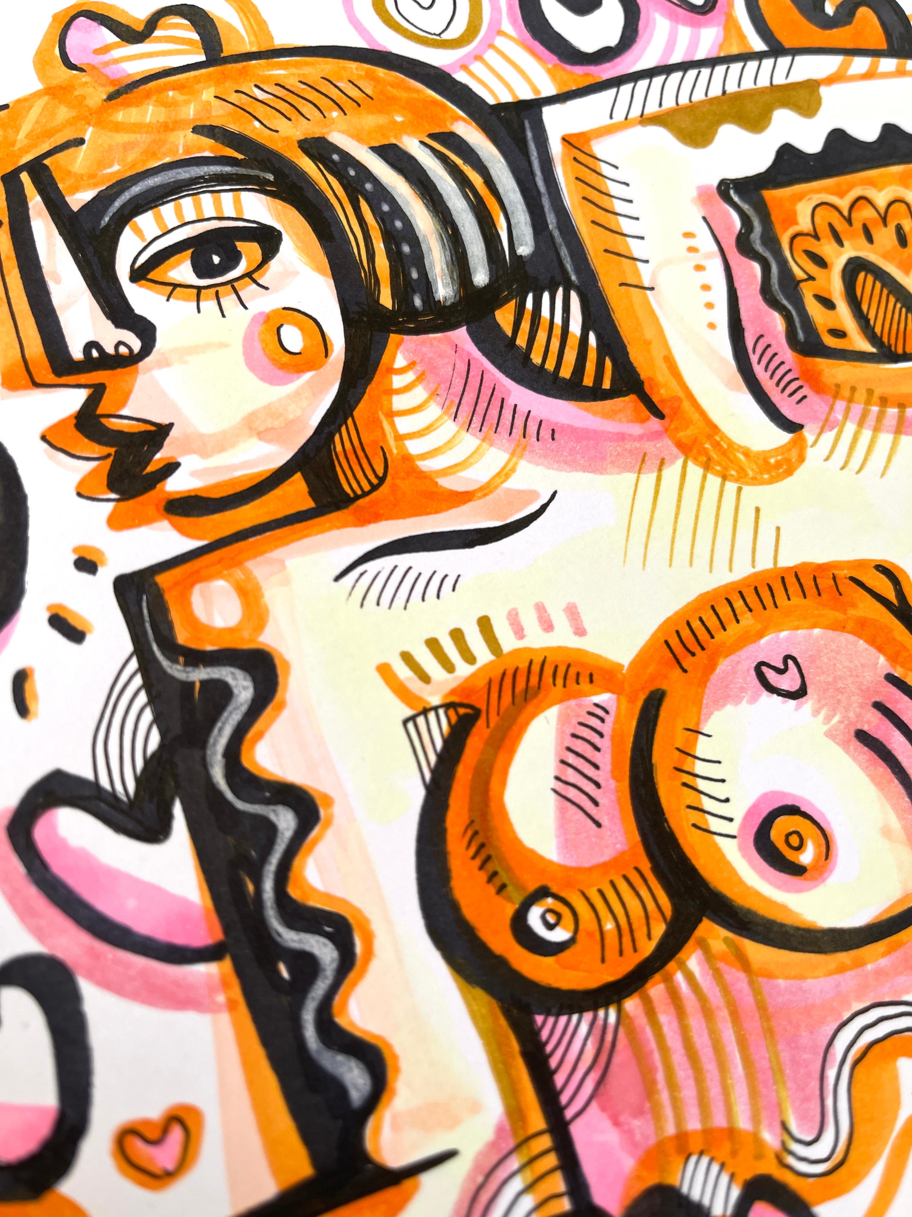 HEISSER STOFF – Painting von Daria Kusto