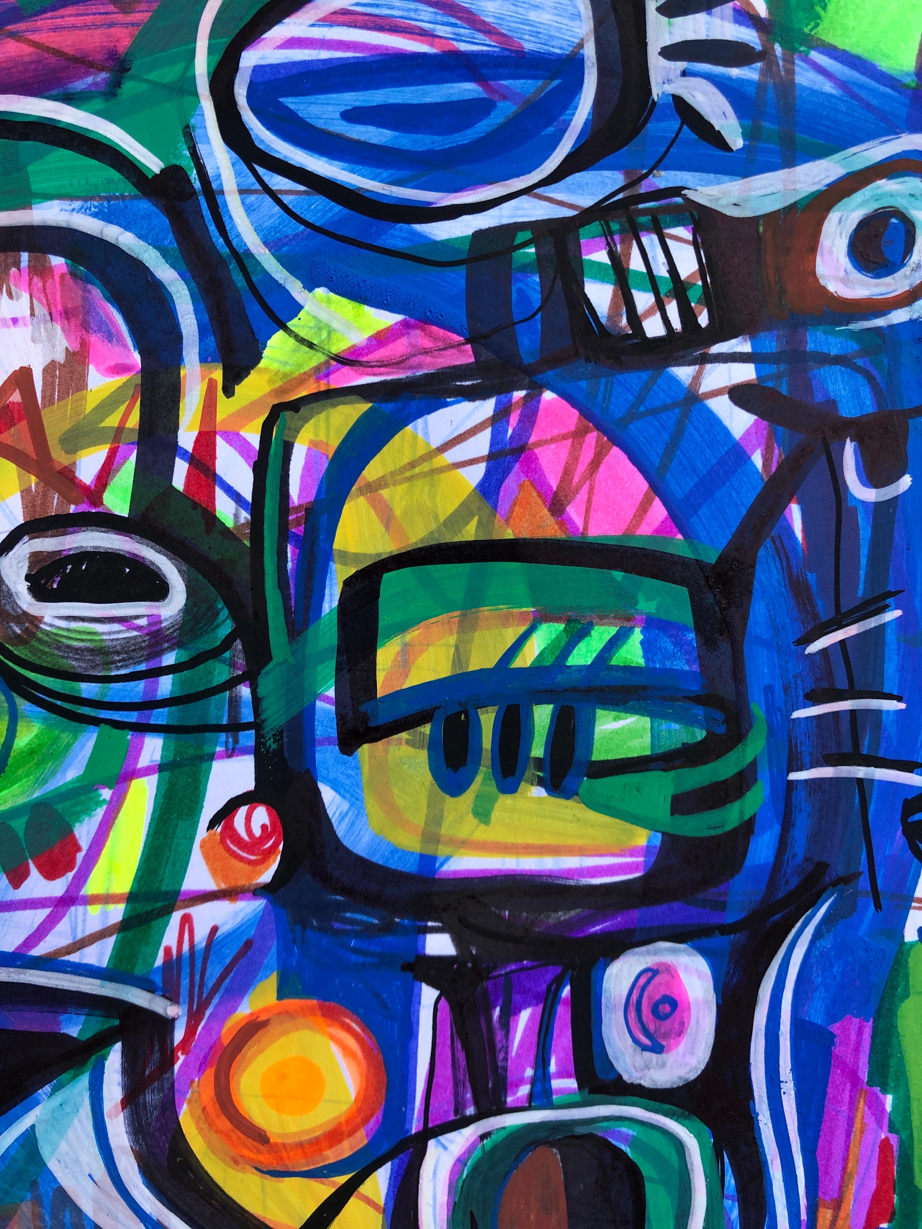 FACCIA ABSTRACT - Painting Neoespressionismo di Daria Kusto