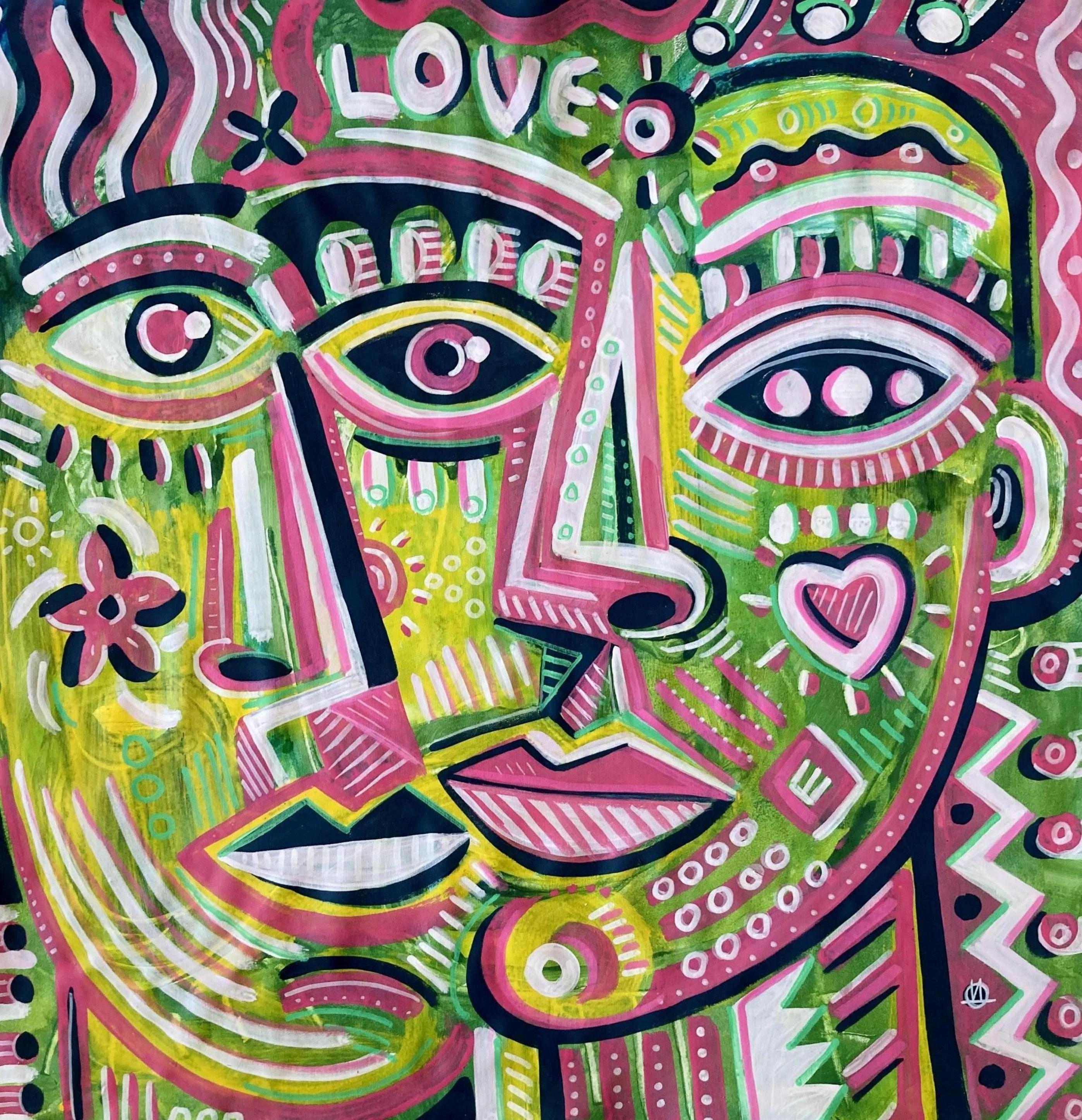 Daria Kusto Figurative Painting - LOVE IS 