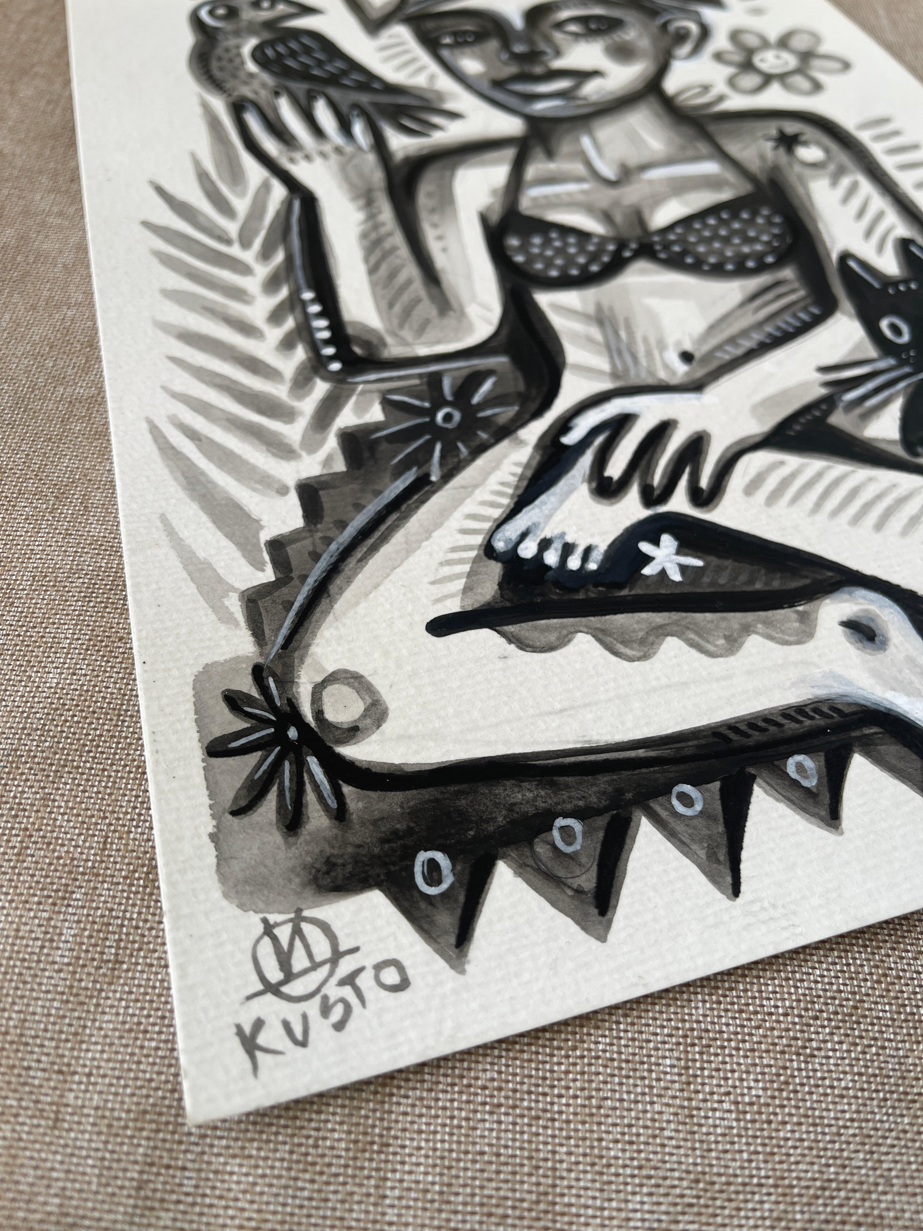 LIEBE ZUR NATUR (Pop-Art), Art, von Daria Kusto