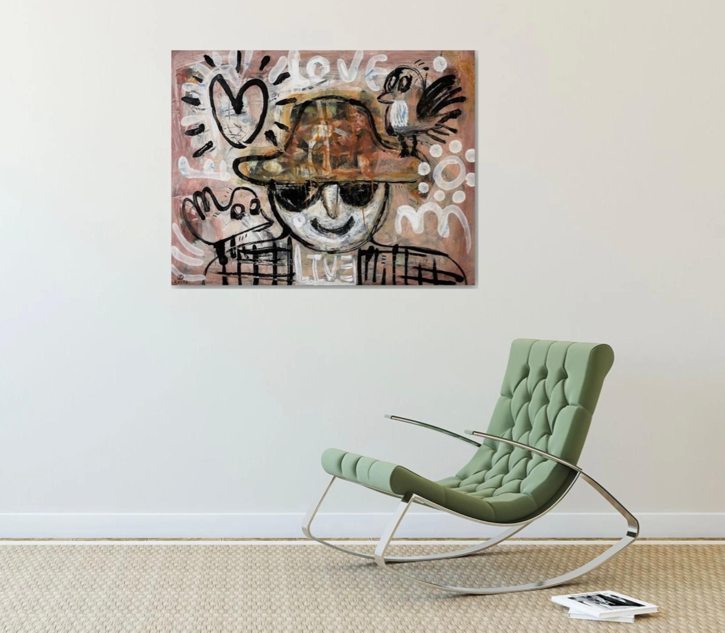 LIEBE ZUM LEBEN – Painting von Daria Kusto