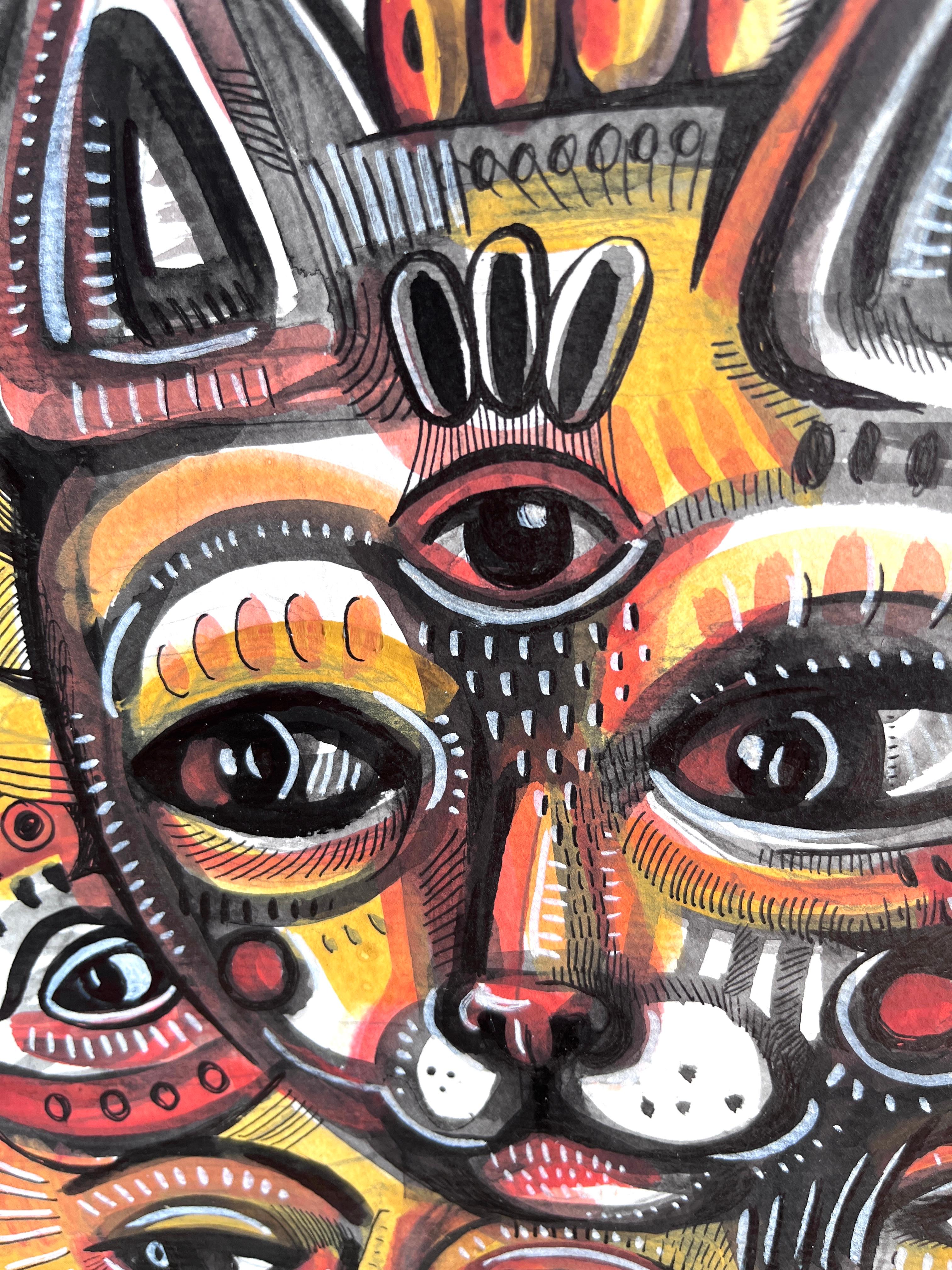 Opere originali di Daria Kusto.
acrilico   su  carta wotercolor.
La realtà del flusso magico...
Spedizione gratuita
ben protetto
senza cornice. 
