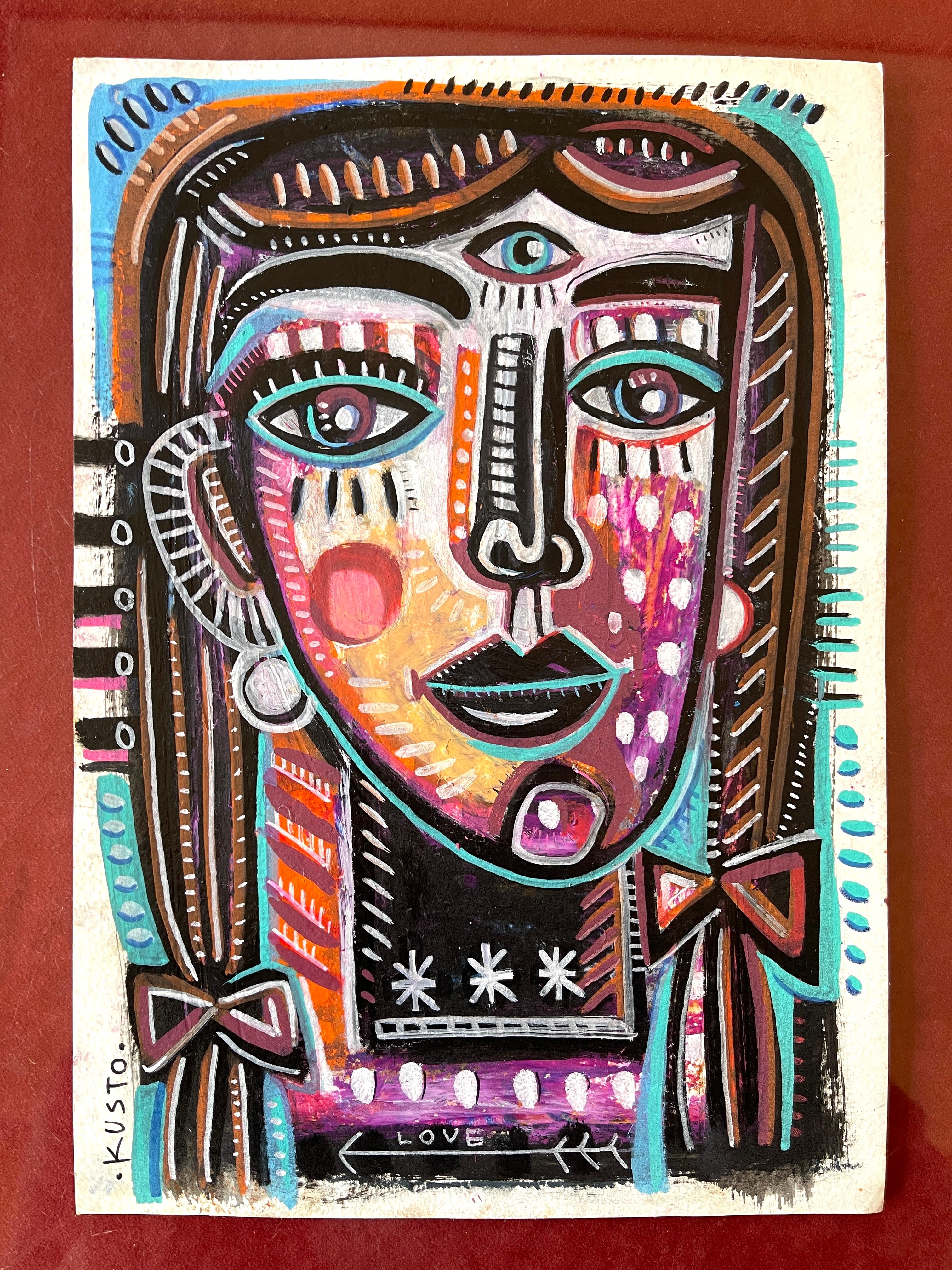 Portrait Painting Daria Kusto - "LISA MODERNE"