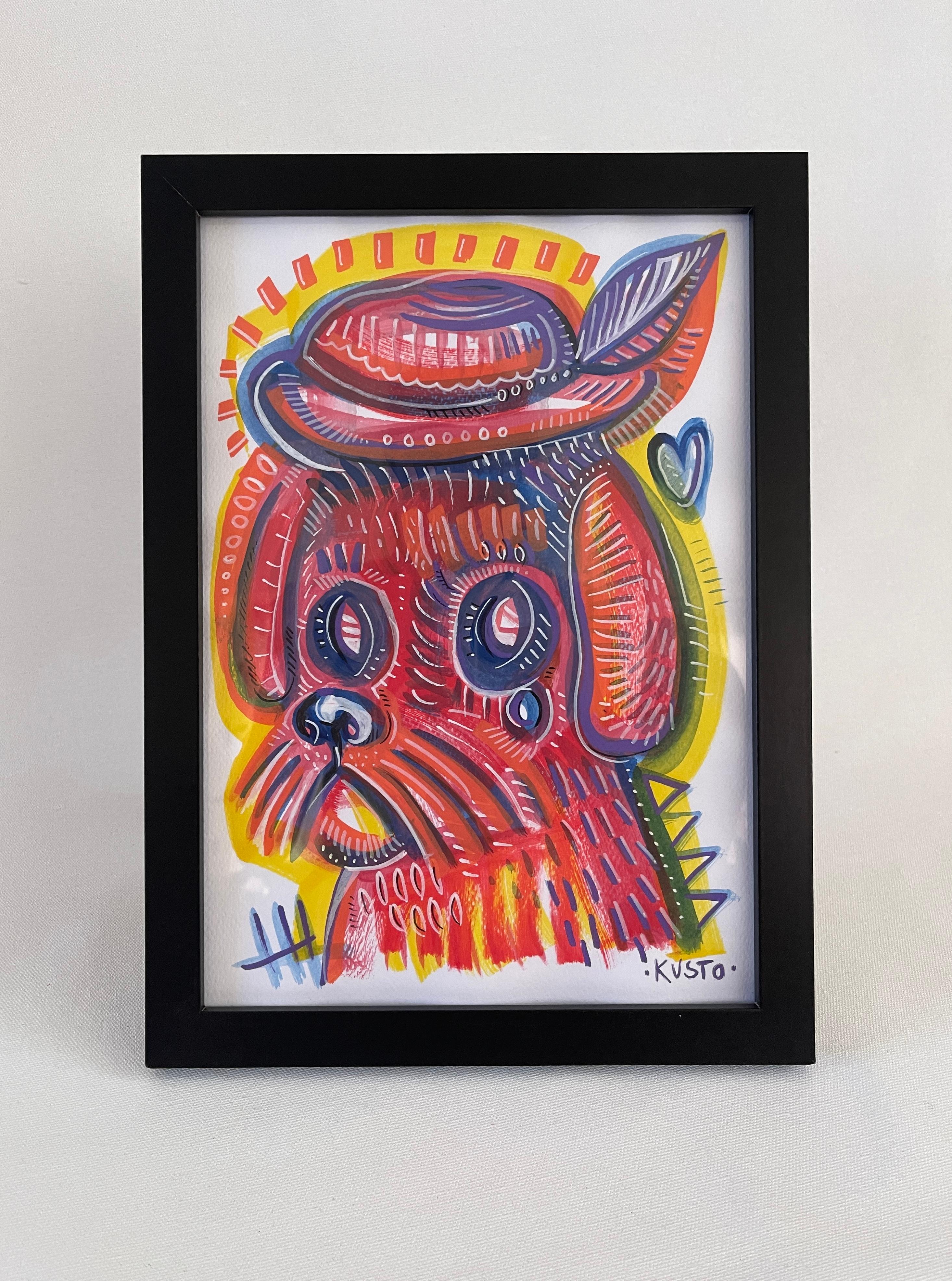 Original artwork by Daria Kusto.
Acrylic on watercolor paper, 
Framed.
The painting will be shipped directly from Thailand – safely and promptly.
