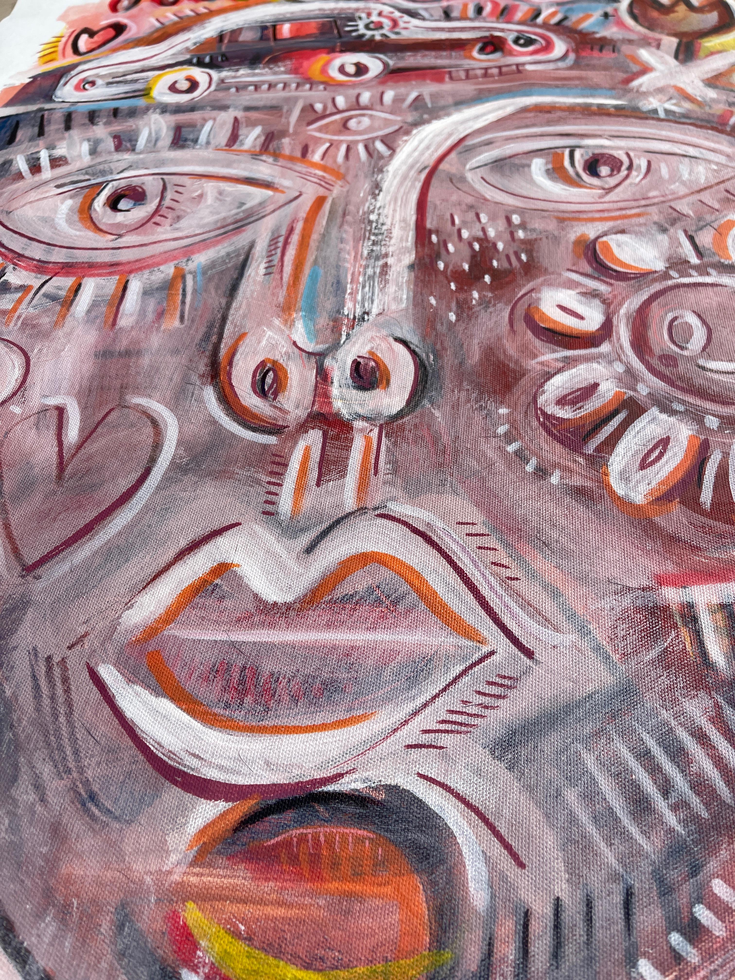 SUR LA VOIE - Impressionnisme Painting par Daria Kusto