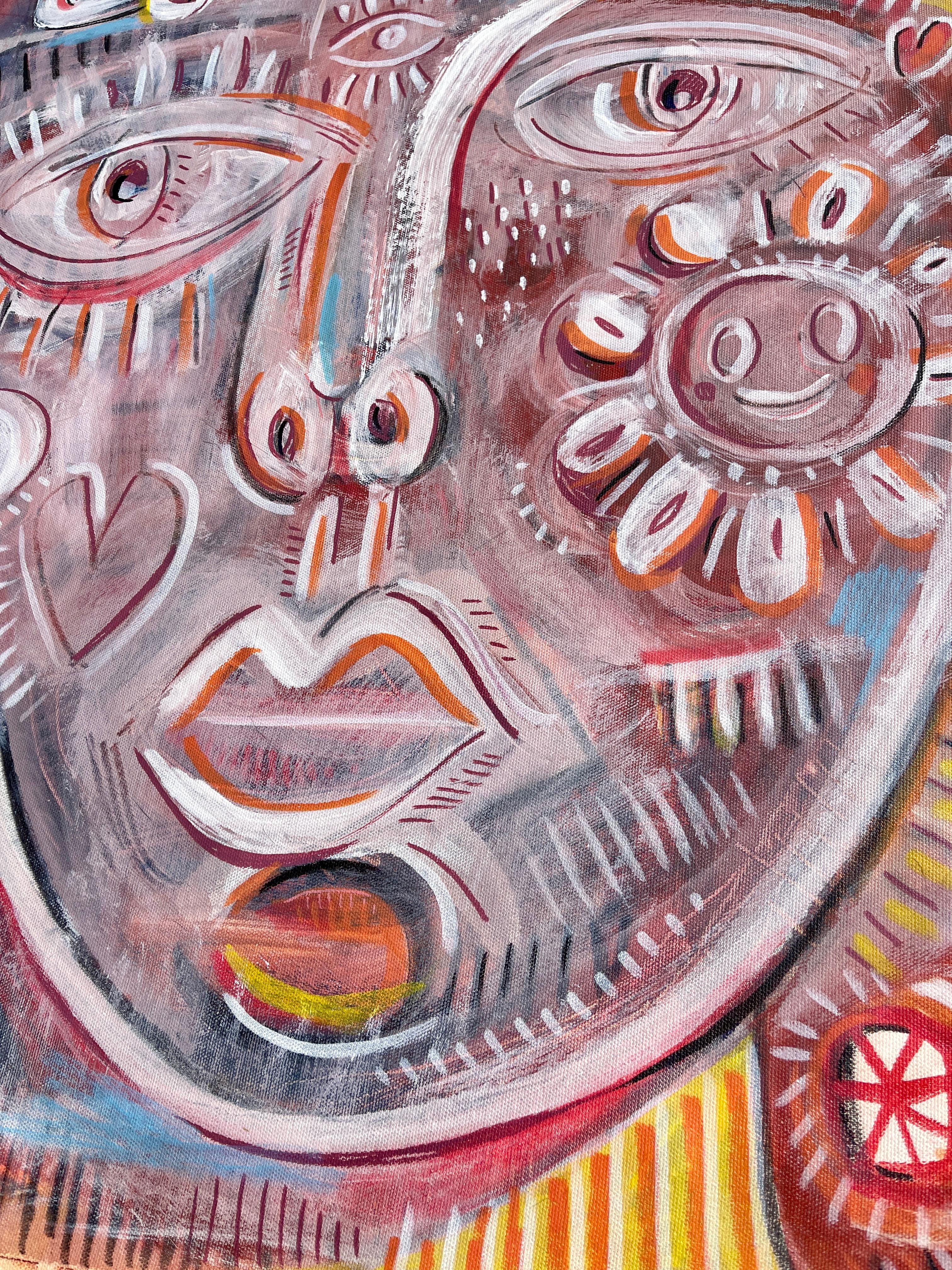 Peinture originale de Daria Kusto.
Acrylique sur toile.
La peinture a été roulée dans un tube solide depuis la Thaïlande - en toute sécurité et dans les meilleurs délais.