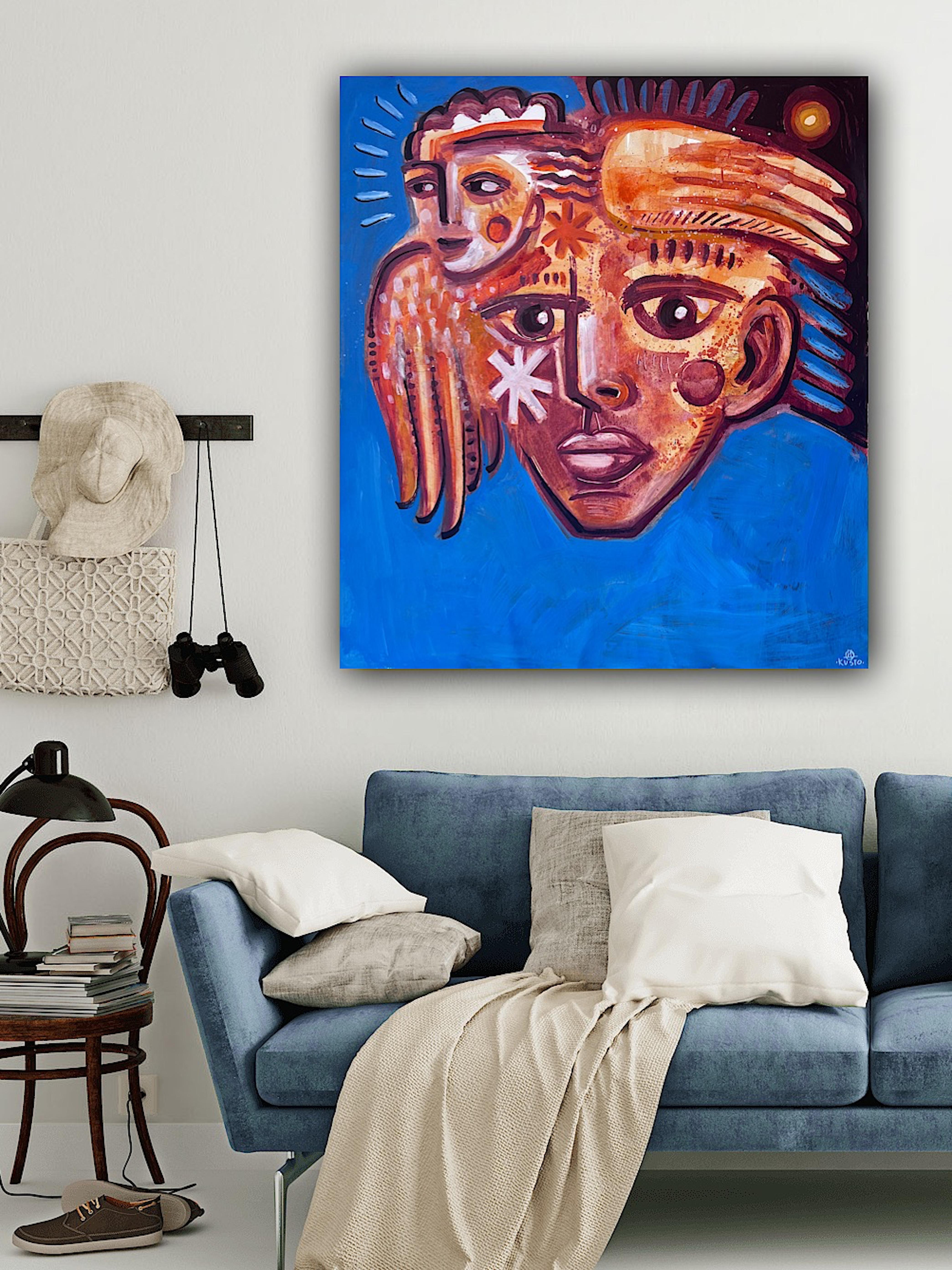 FUORI DAL BUIO - Painting di Daria Kusto