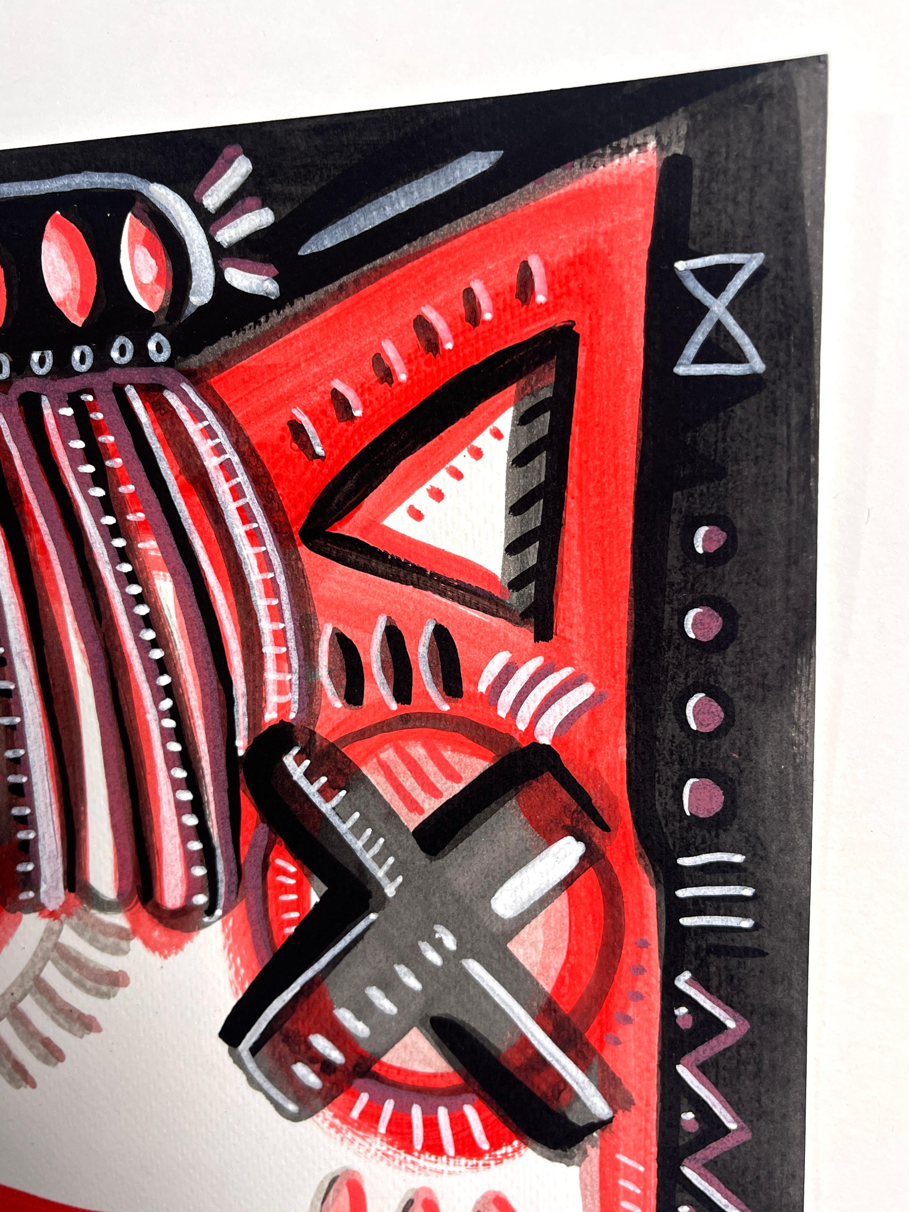 RED HORSE – Painting von Daria Kusto