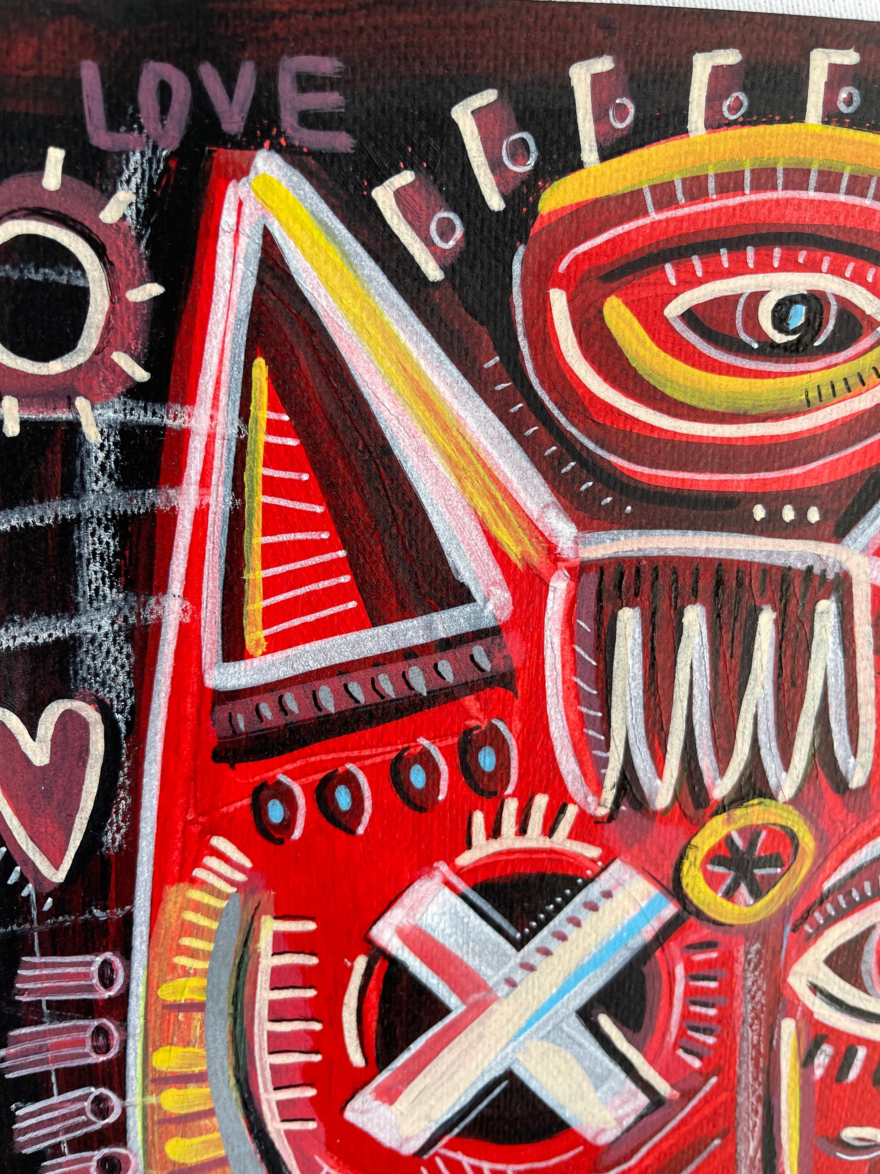 RED HORSE – Painting von Daria Kusto