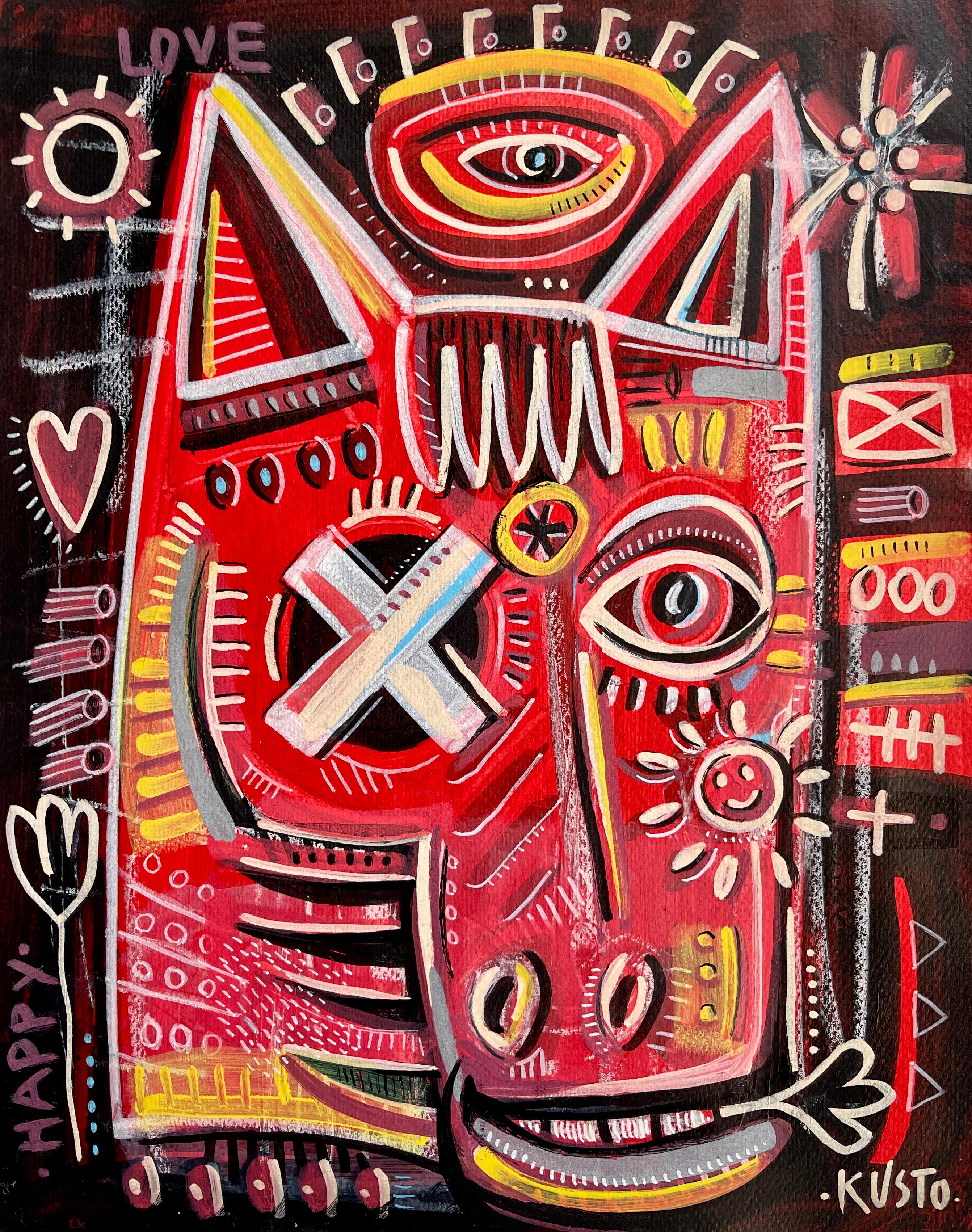 Daria Kusto Animal Painting – RED HORSE