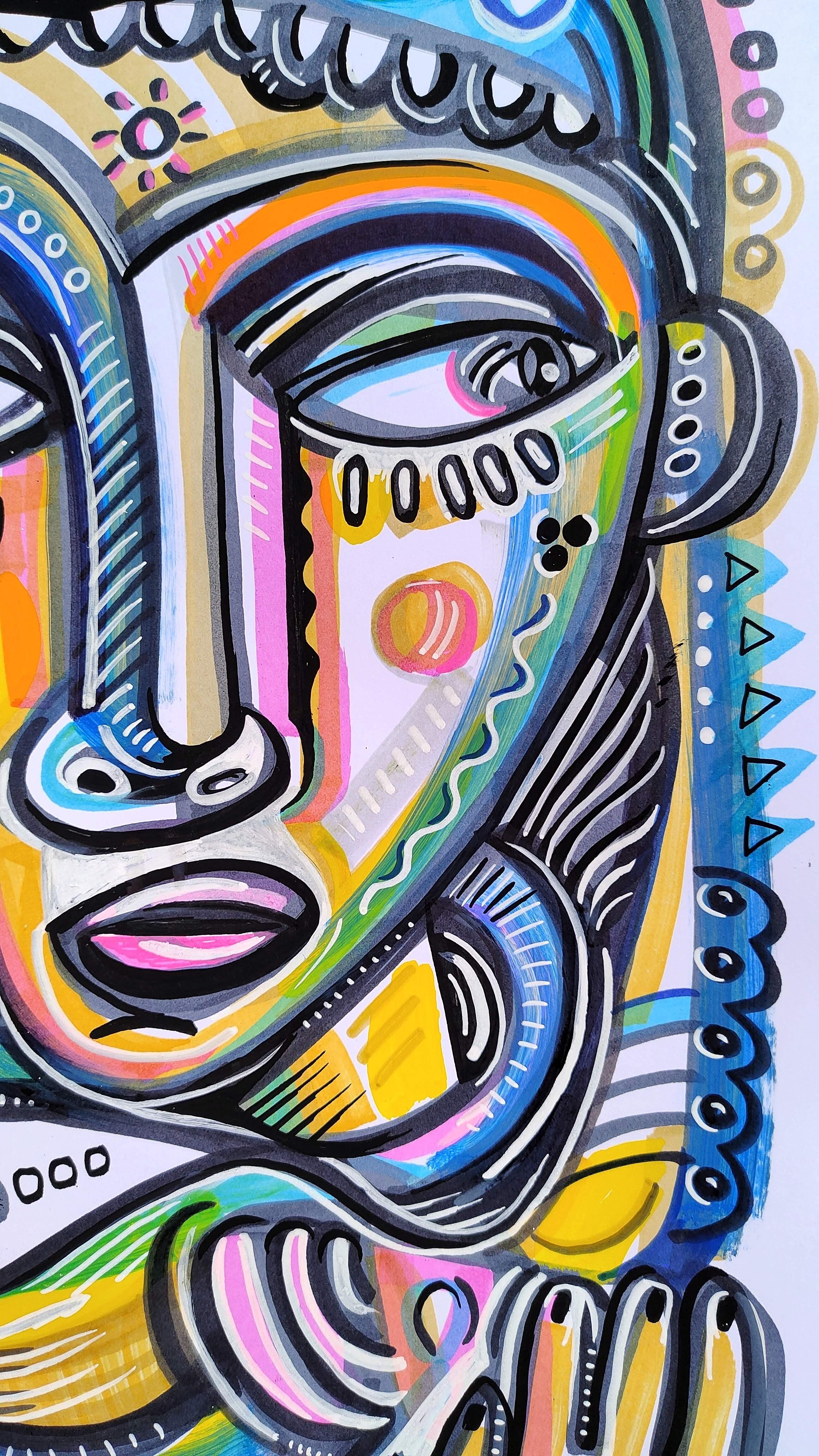 HUMOR MARINO - Painting Neoexpresionista de Daria Kusto