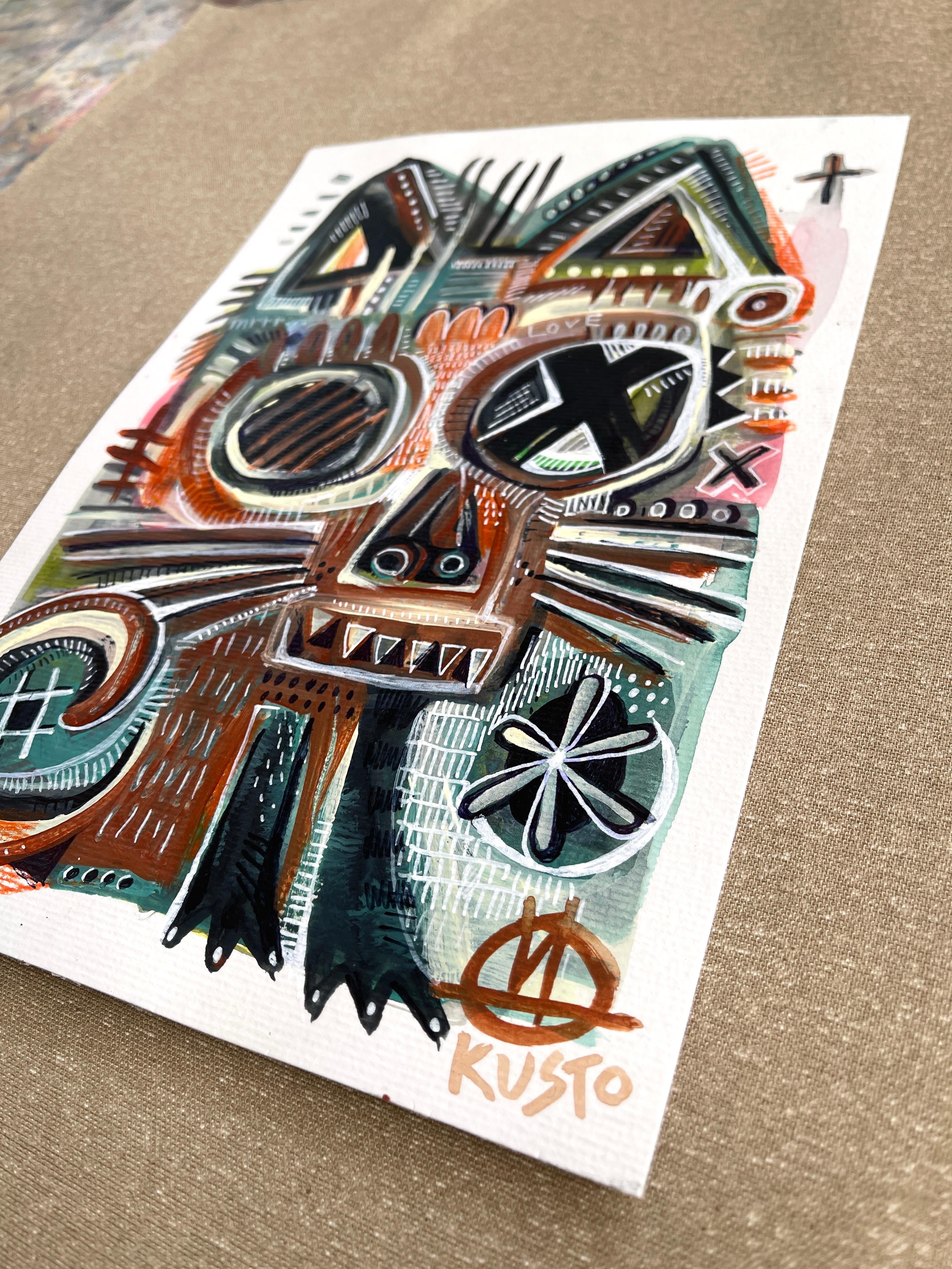 Opere originali di Daria Kusto.
Inchiostro, acrilico  su  carta wotercolor.
La realtà del flusso magico...
Spedito ben protetto, senza cornice

