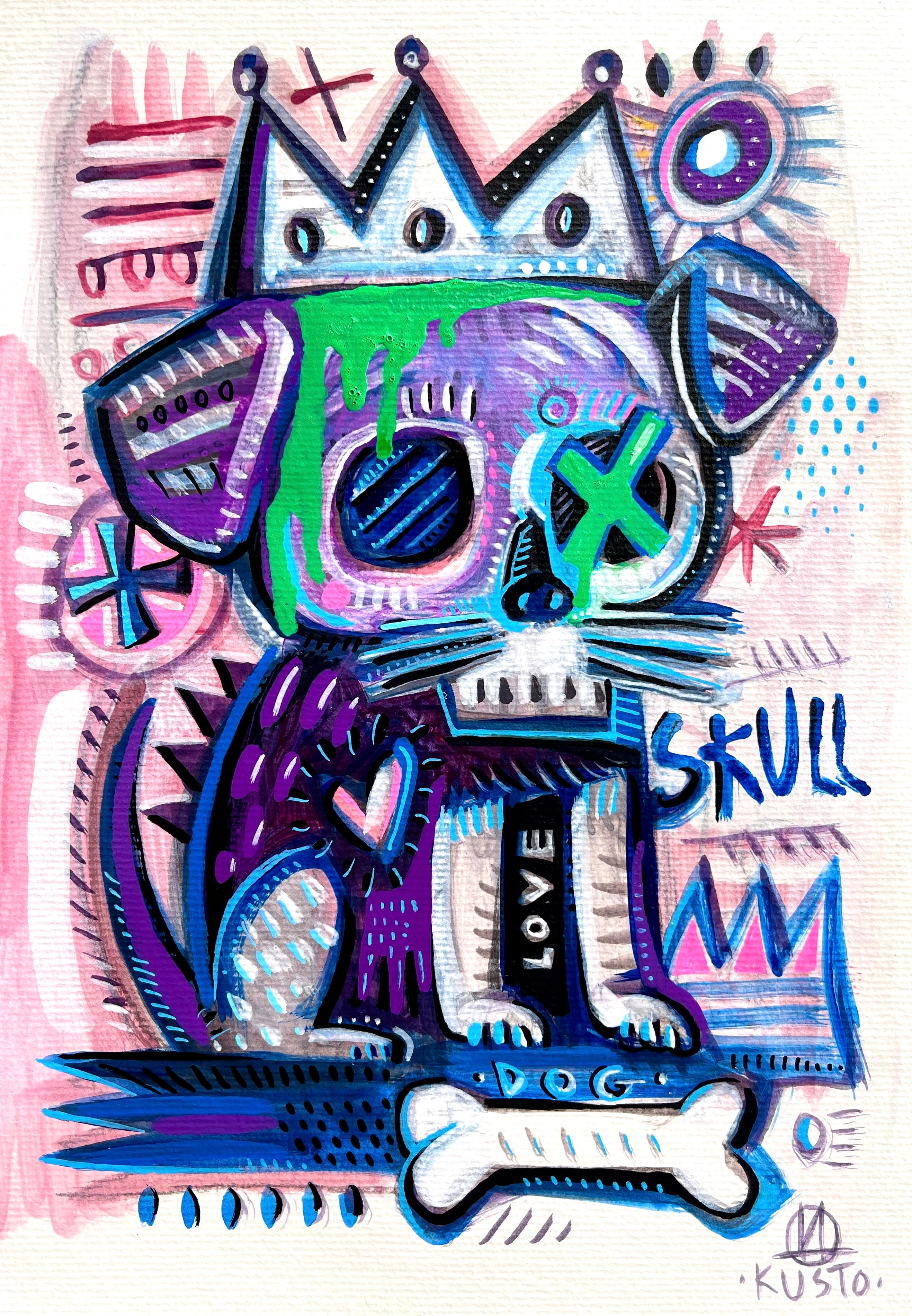 Graffiti Portrait Drawings and Watercolors