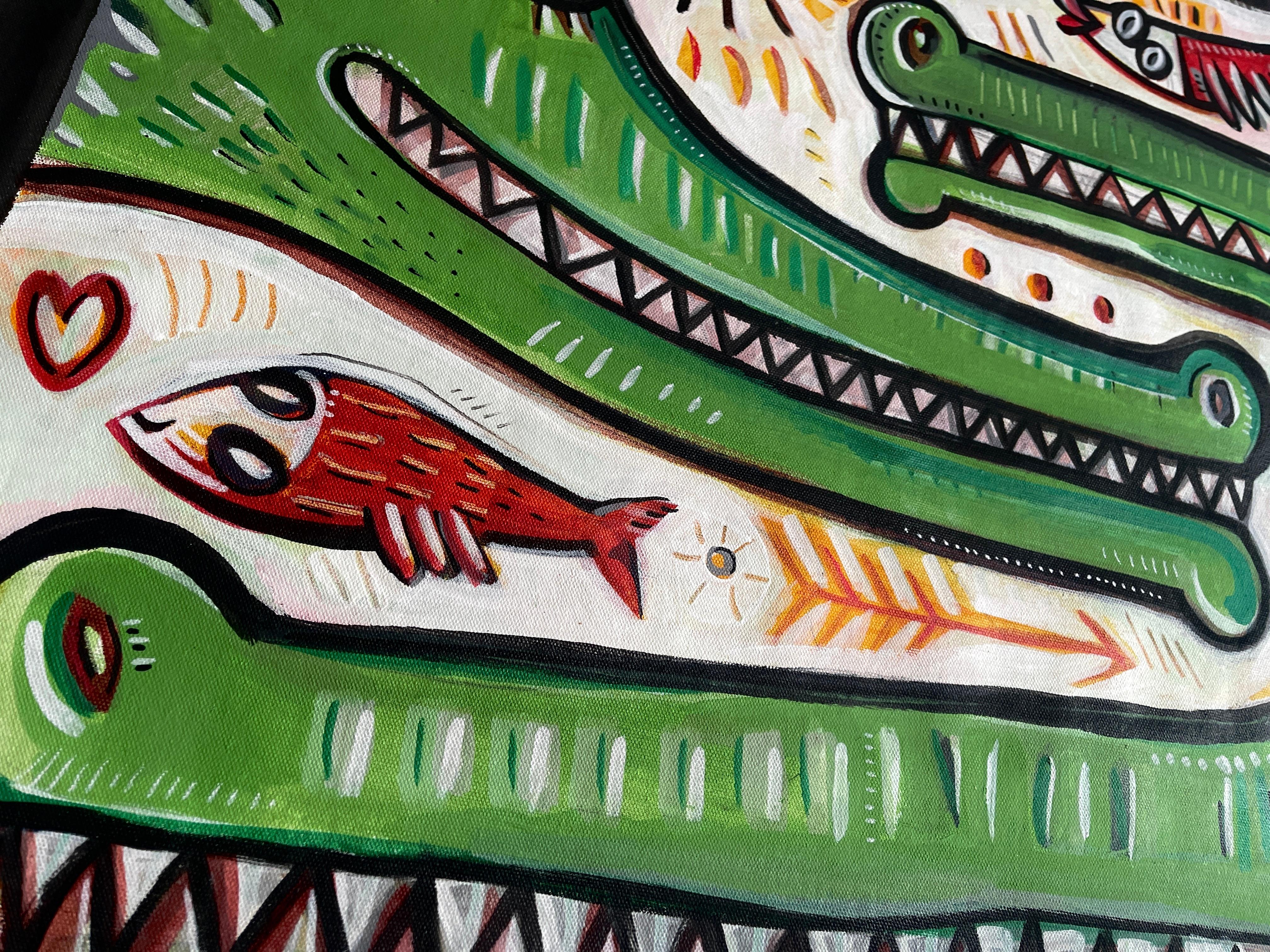 Originalgemälde von Daria Kusto.
Acryl auf Leinwand.
Die magische Flussrealität...
Das Gemälde 