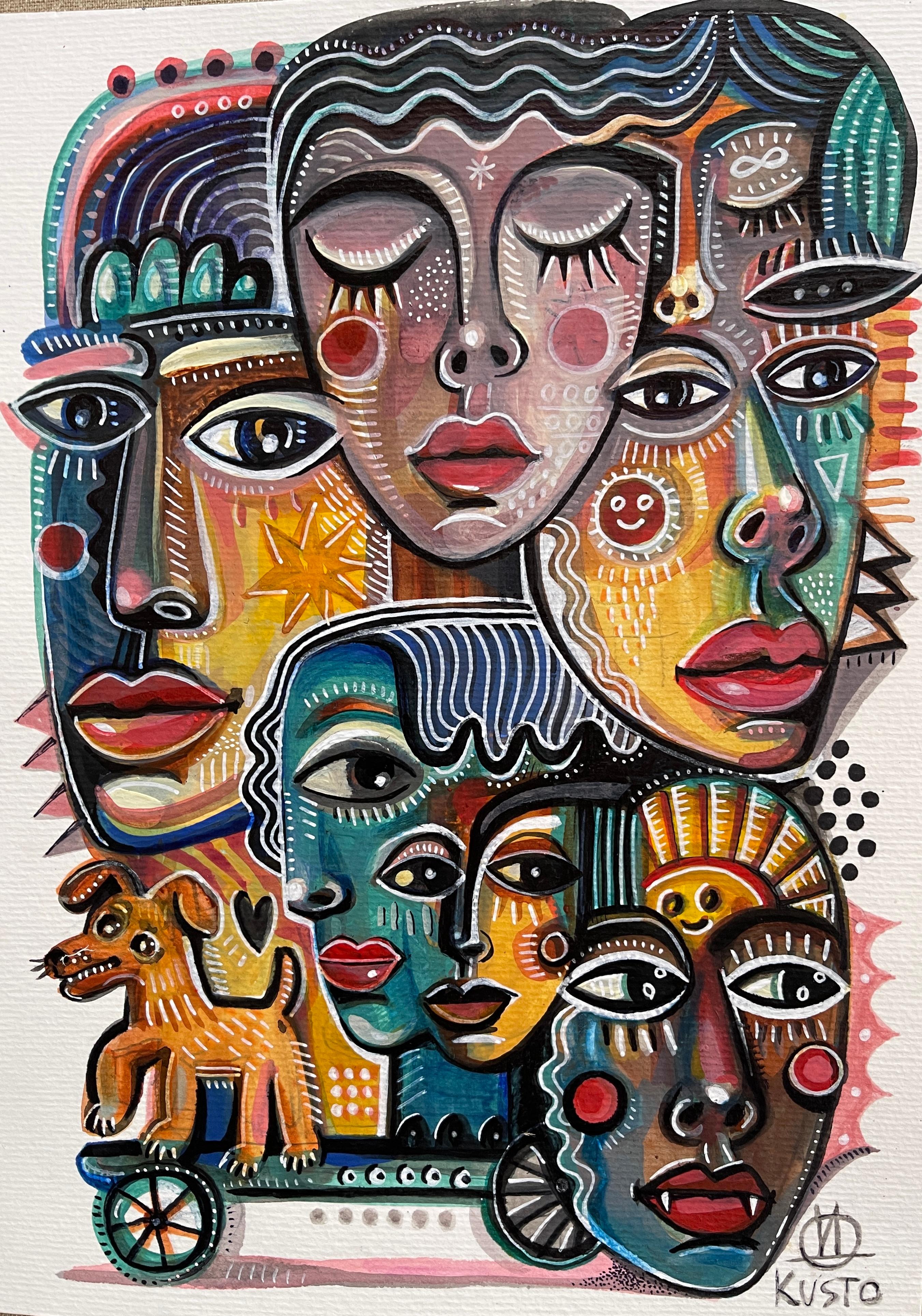 Opere originali di Daria Kusto.
acrilico   su  carta wotercolor.
La realtà del flusso magico...
Spedizione gratuita
ben protetto
senza cornice. 
