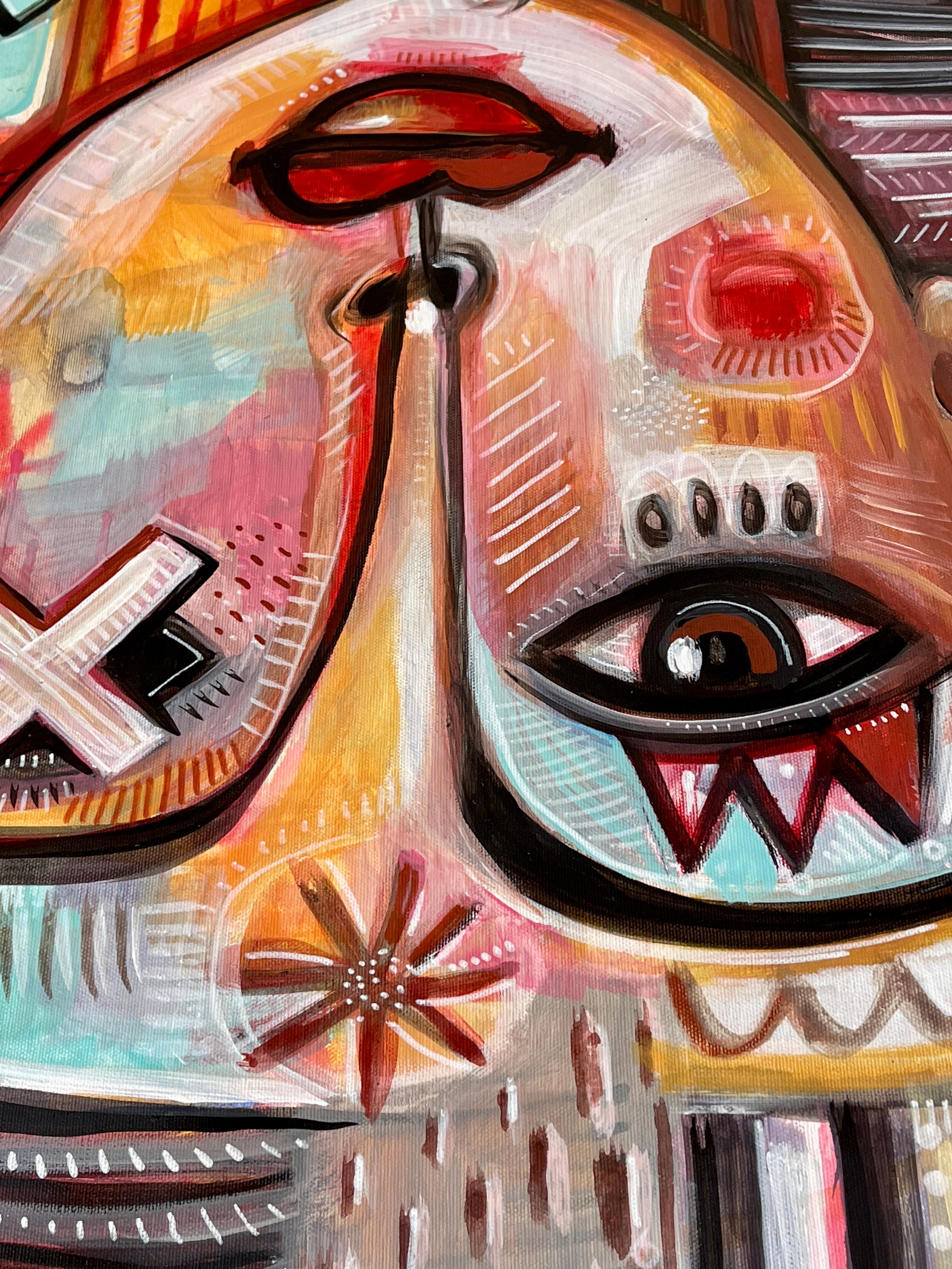 VERTRAUEN SIE DER KATZE (Impressionismus), Painting, von Daria Kusto