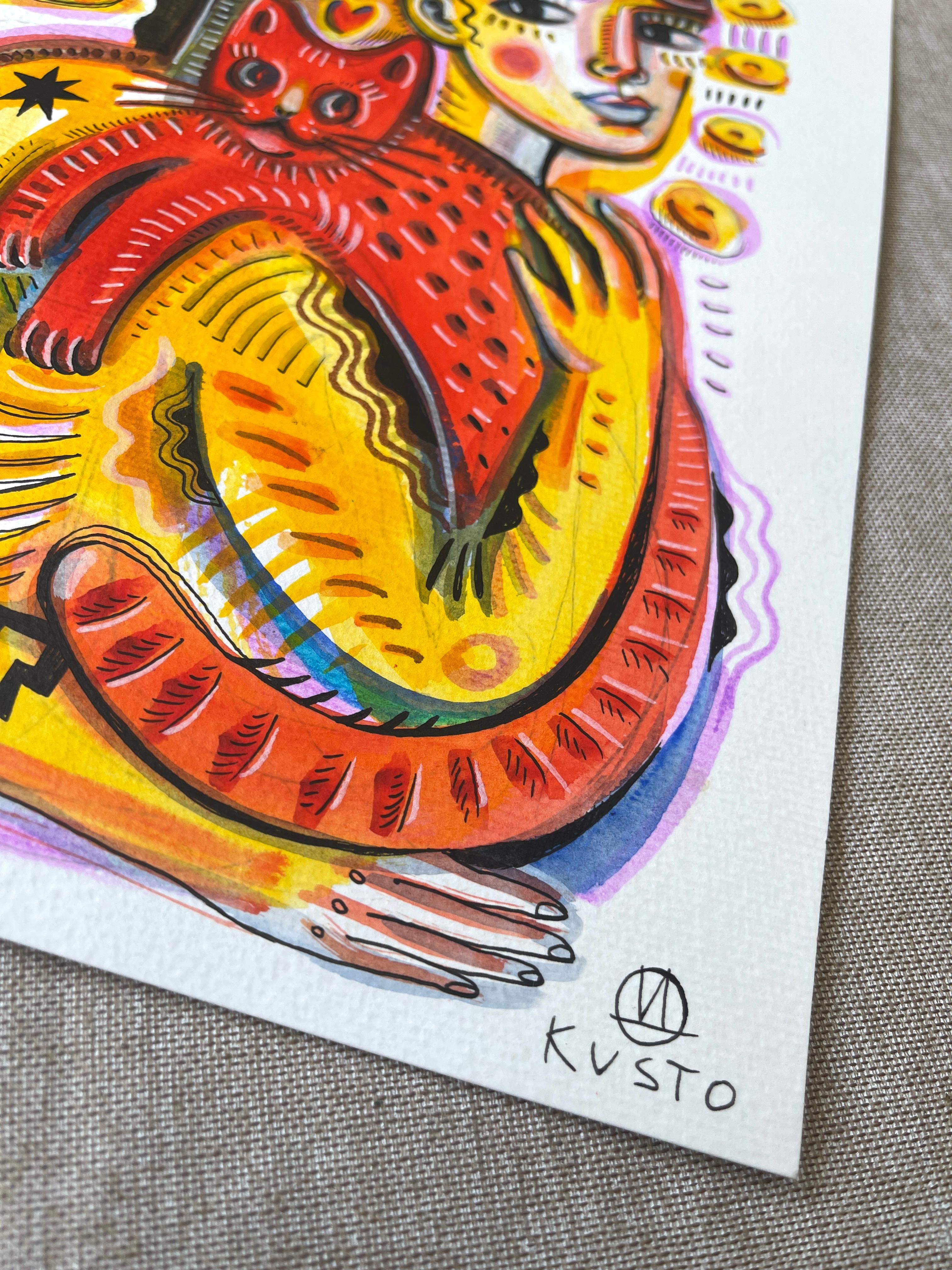 DEUX ET LE CHAT en vente 1