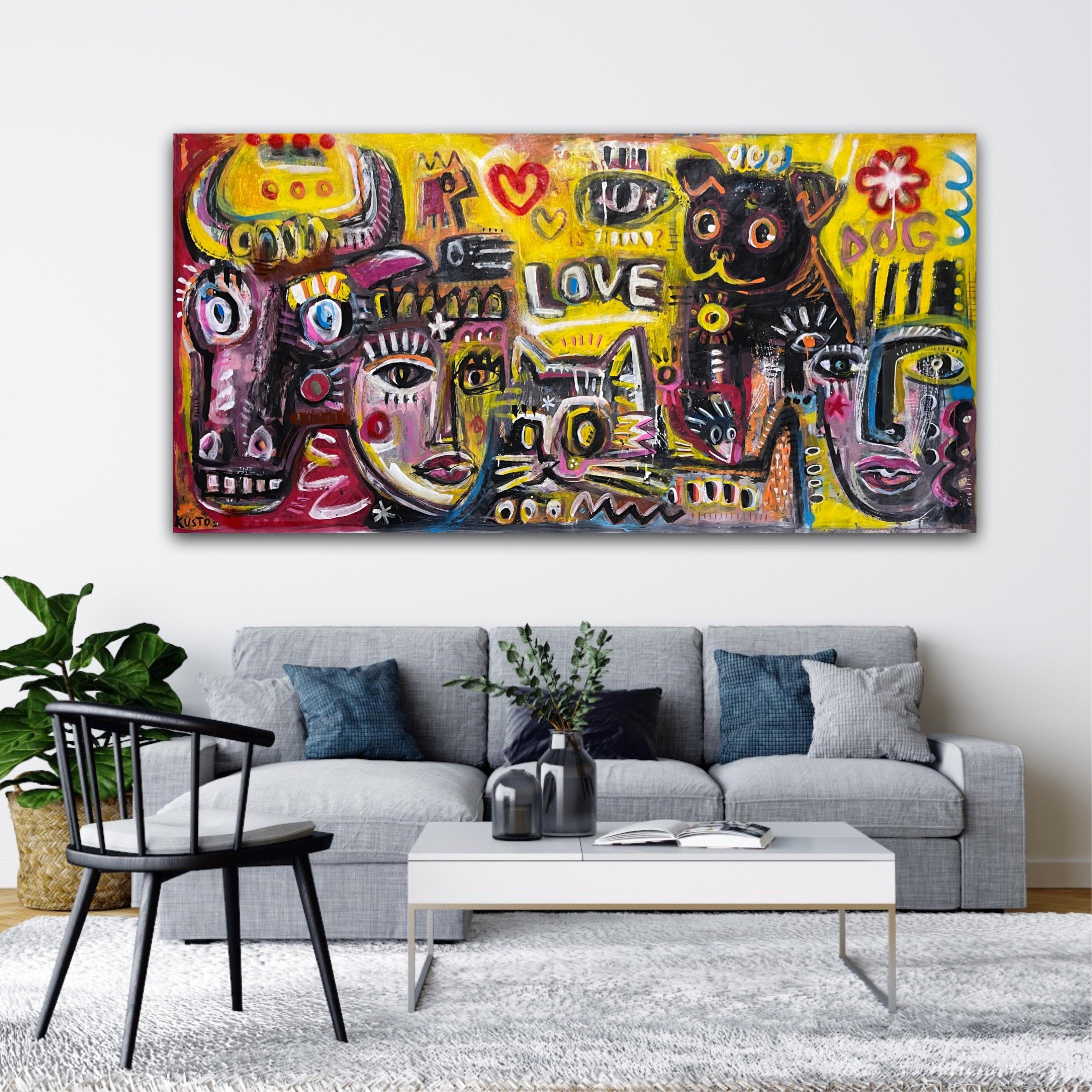 CHE COS'È L'AMORE - Painting Neoespressionismo di Daria Kusto