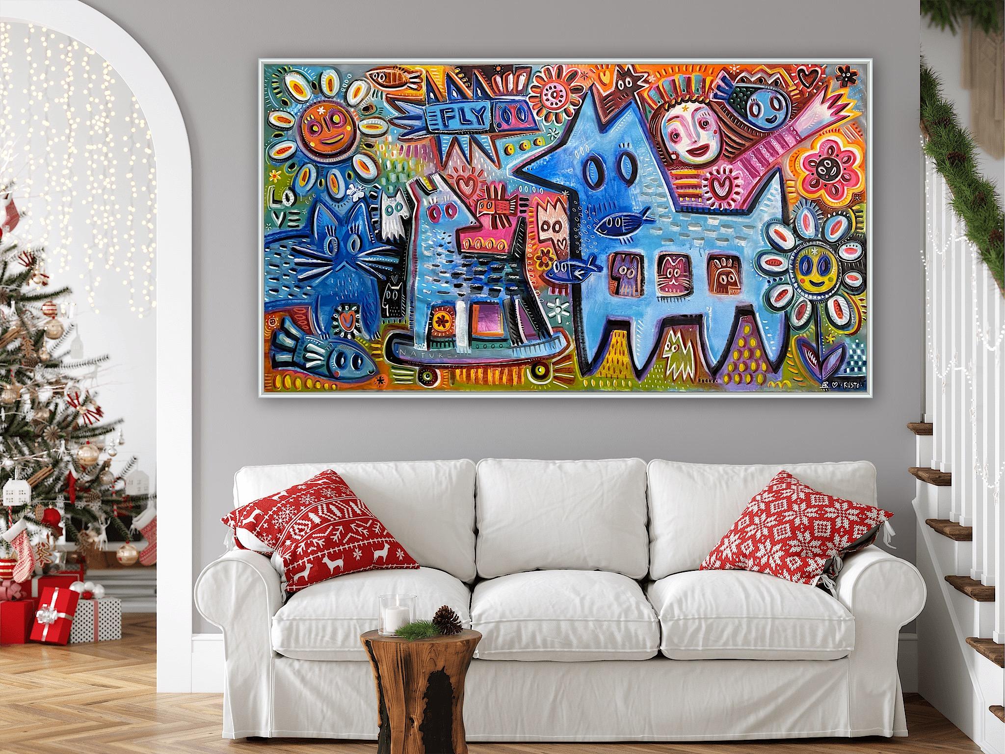 WILDE LIEBE – Painting von Daria Kusto