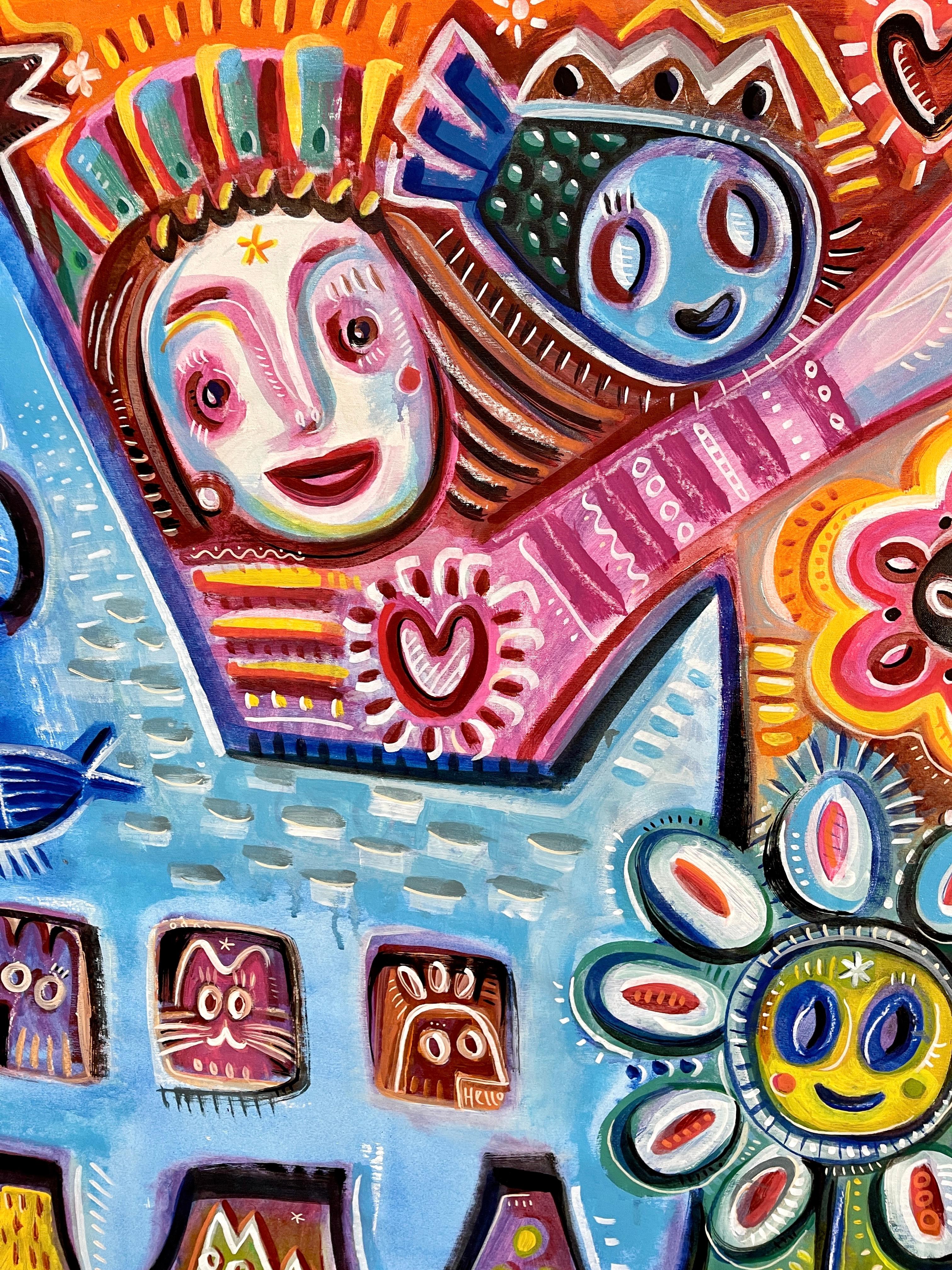 WILDE LIEBE (Impressionismus), Painting, von Daria Kusto