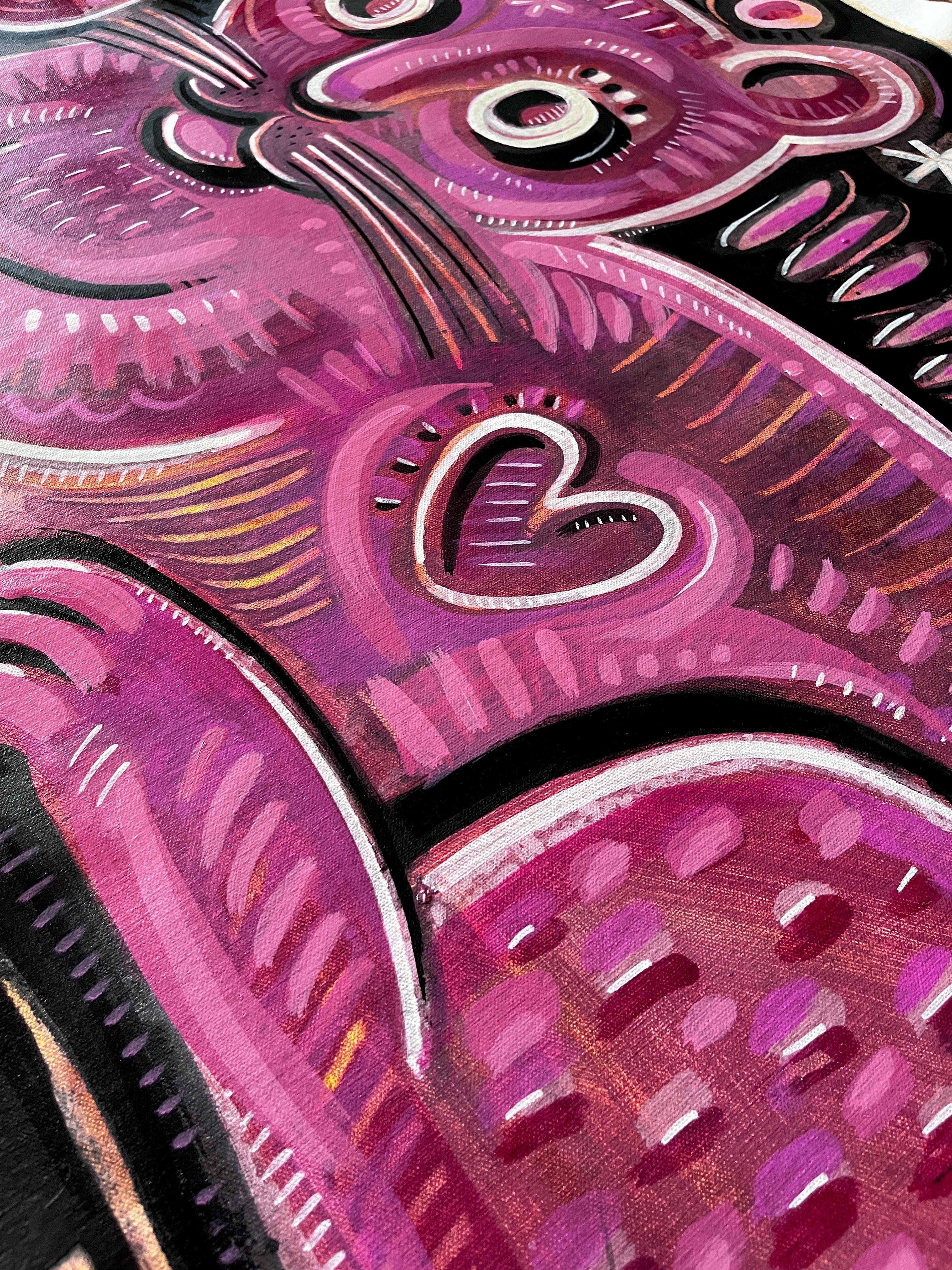 VINO PANTHER - Painting di Daria Kusto