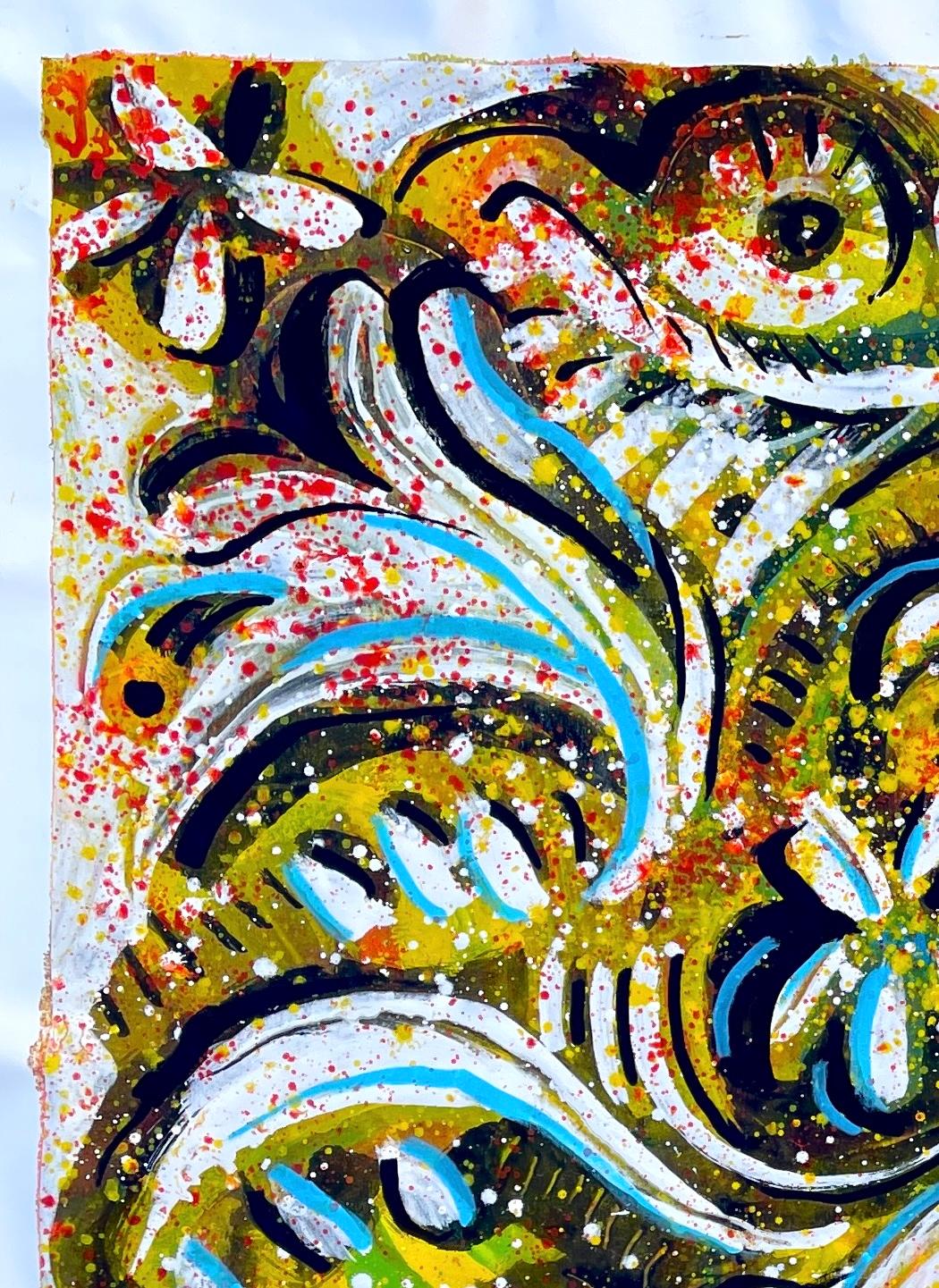 Abstraktes Originalgemälde von Daria Kusto.
Acryl auf Leinwand.
Wird gerollt in einer Tube geliefert,
Aus Spanien.