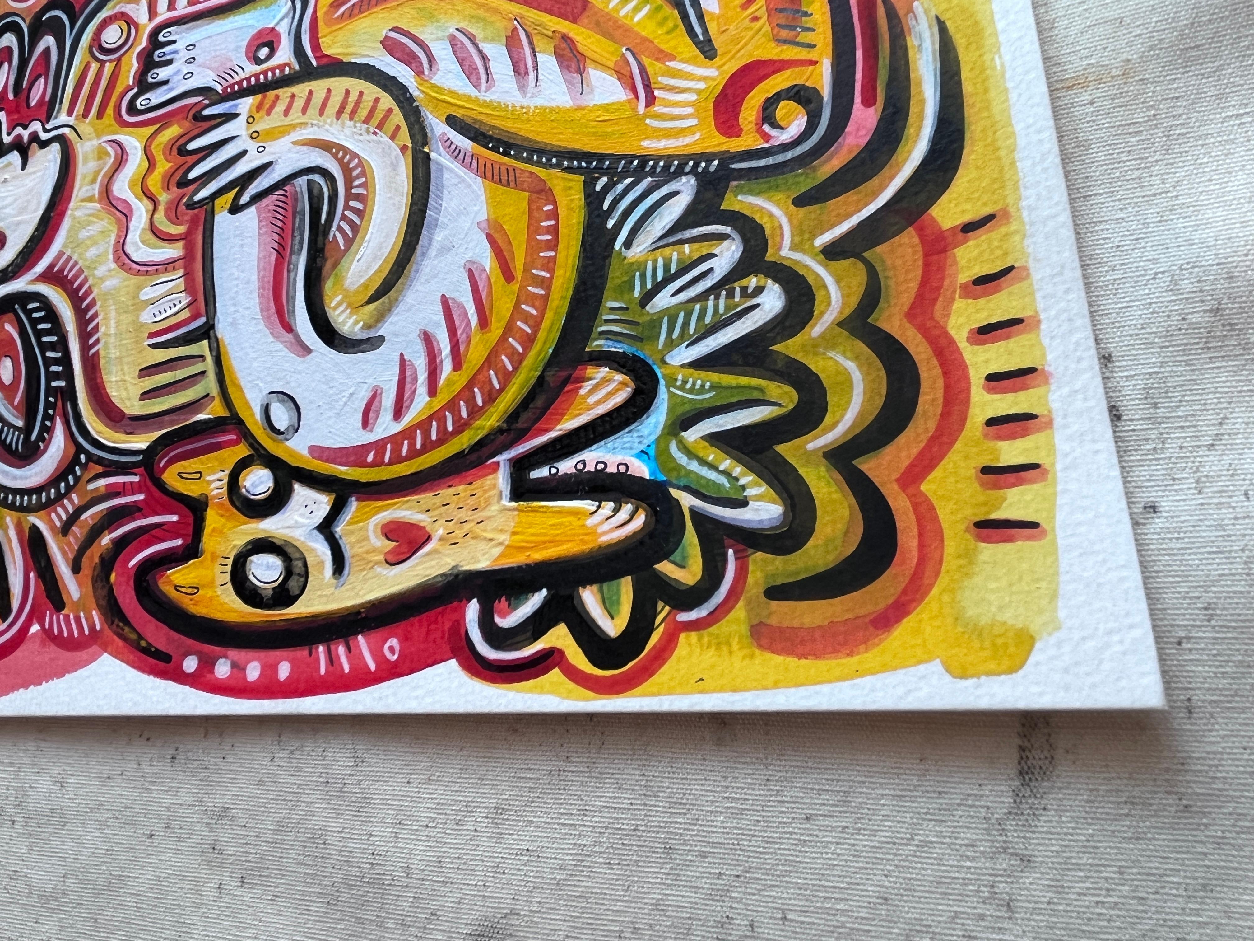 YOGA - Painting Neoespressionismo di Daria Kusto