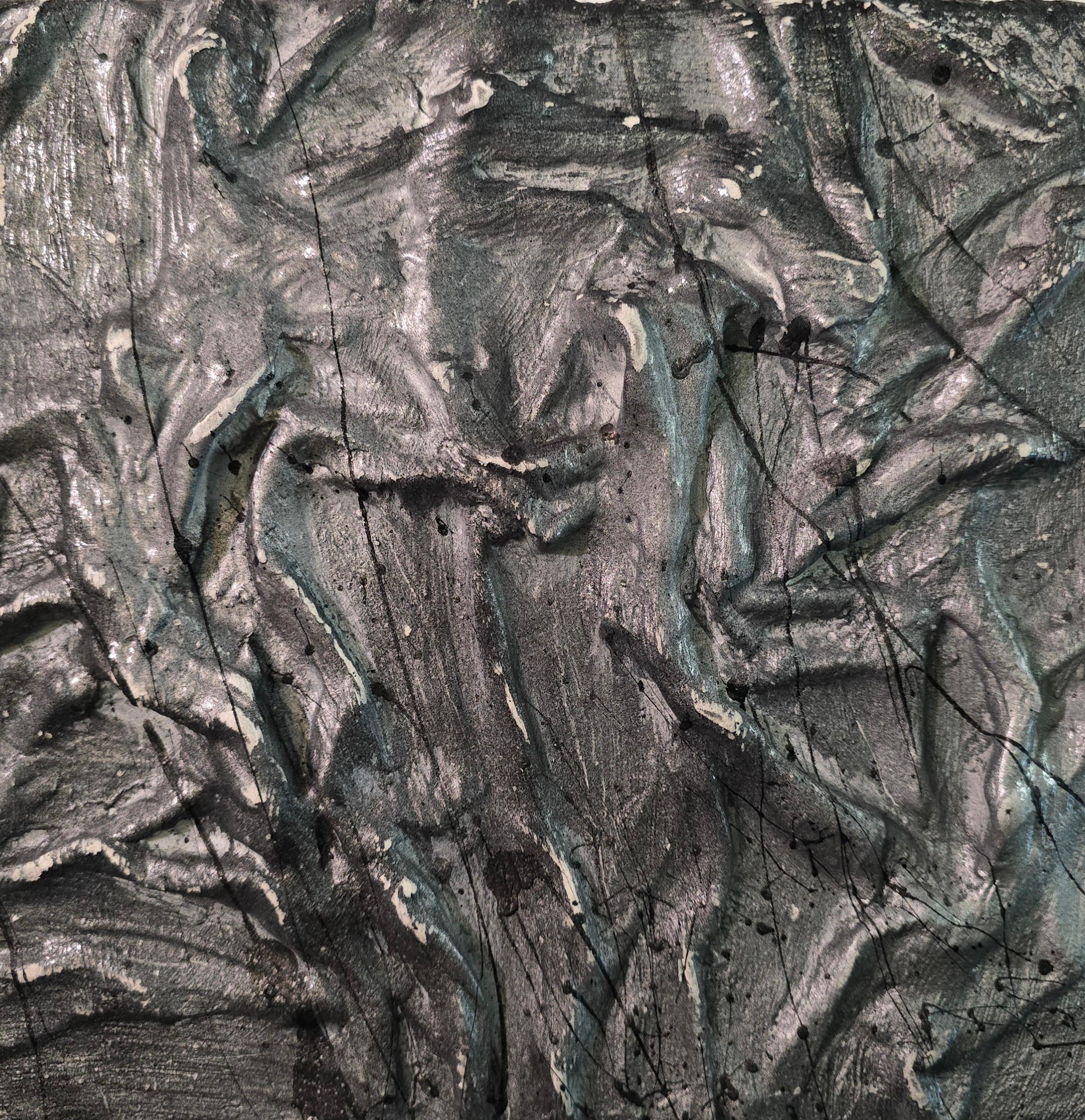 Abstract Painting di Daria Luhova - Respira, cara. Voglio che tu combatta (2)