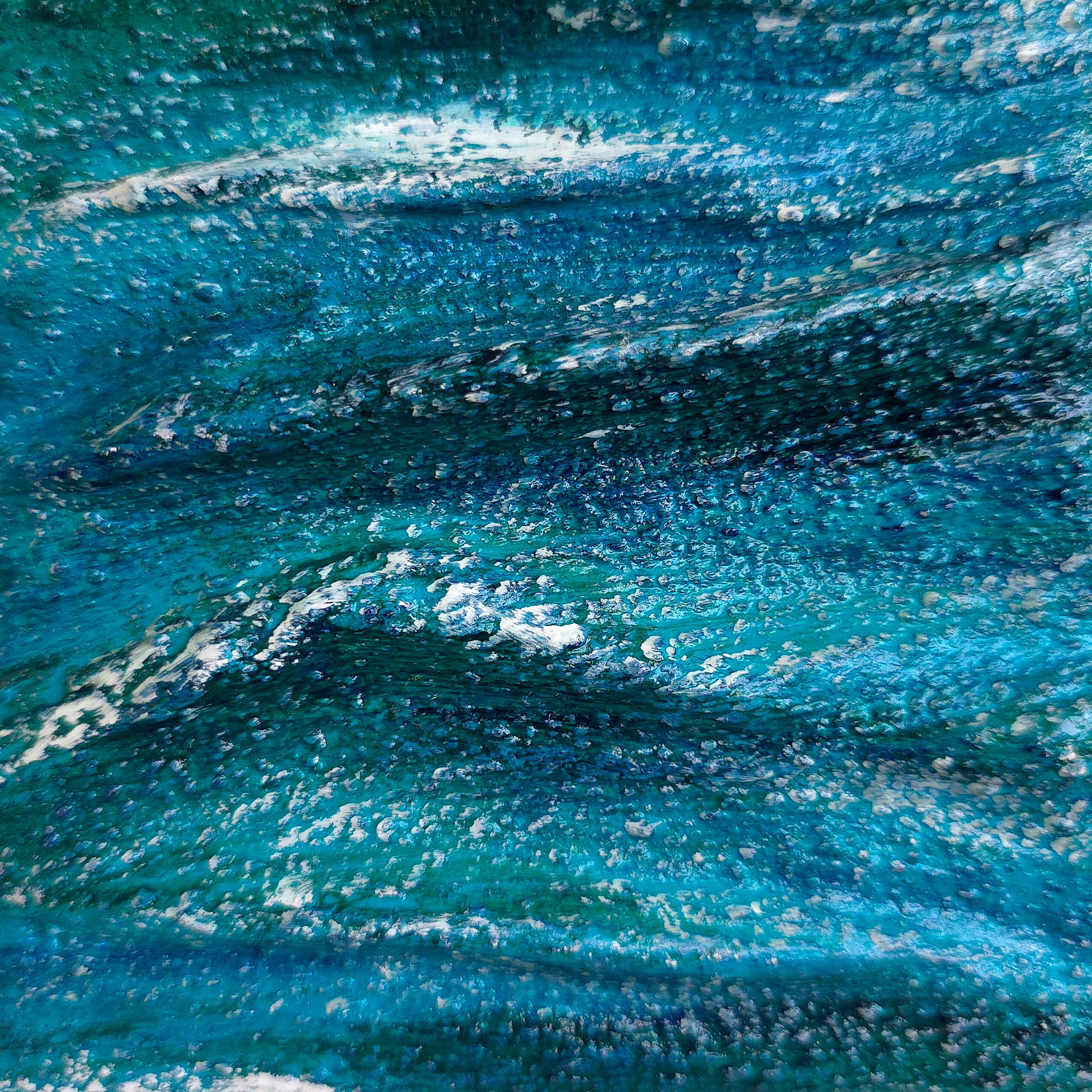Sea - Mixed Media Art by Daria Luhova