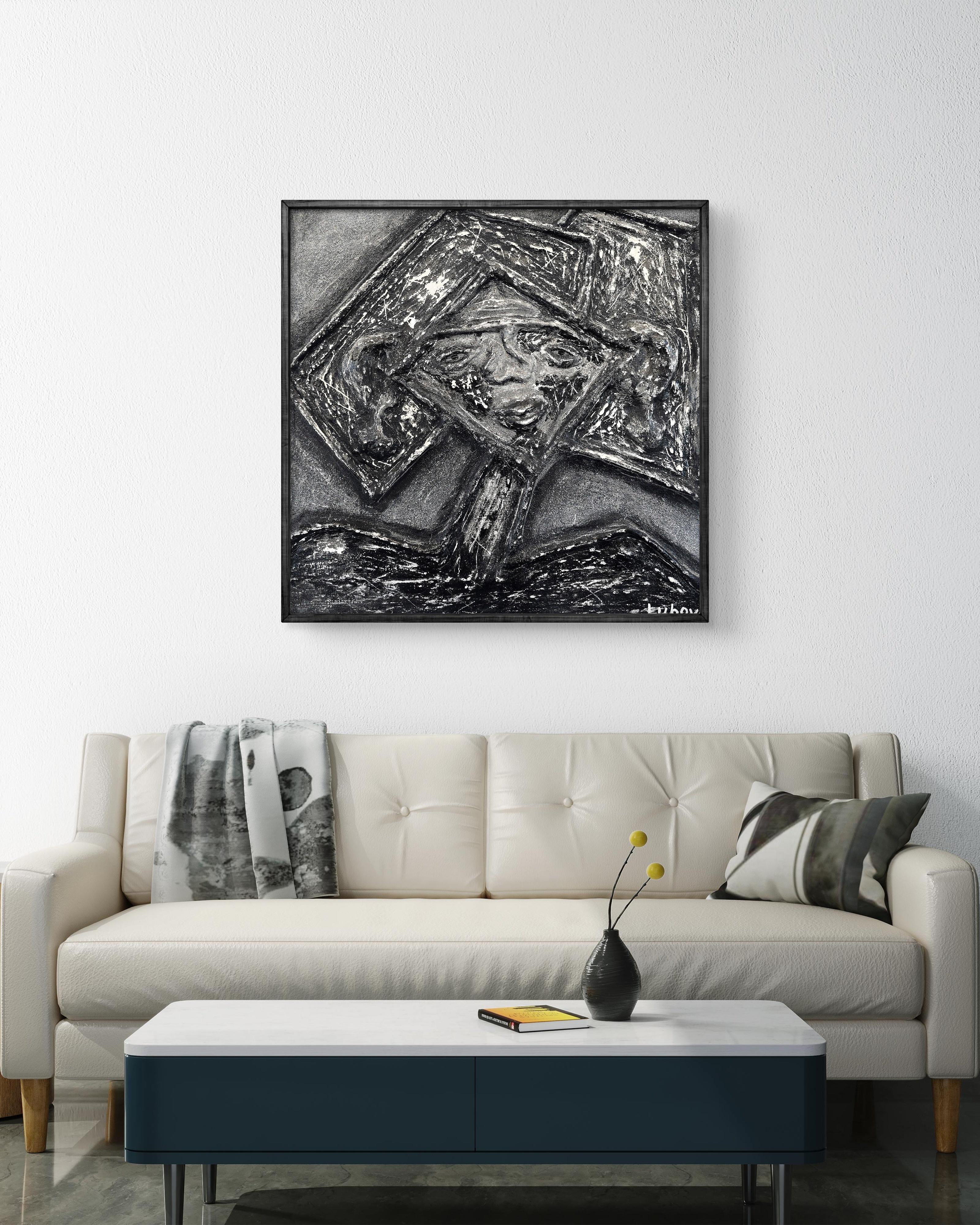 Autoritratto - Mixed Media Art Contemporaneo di Daria Luhova
