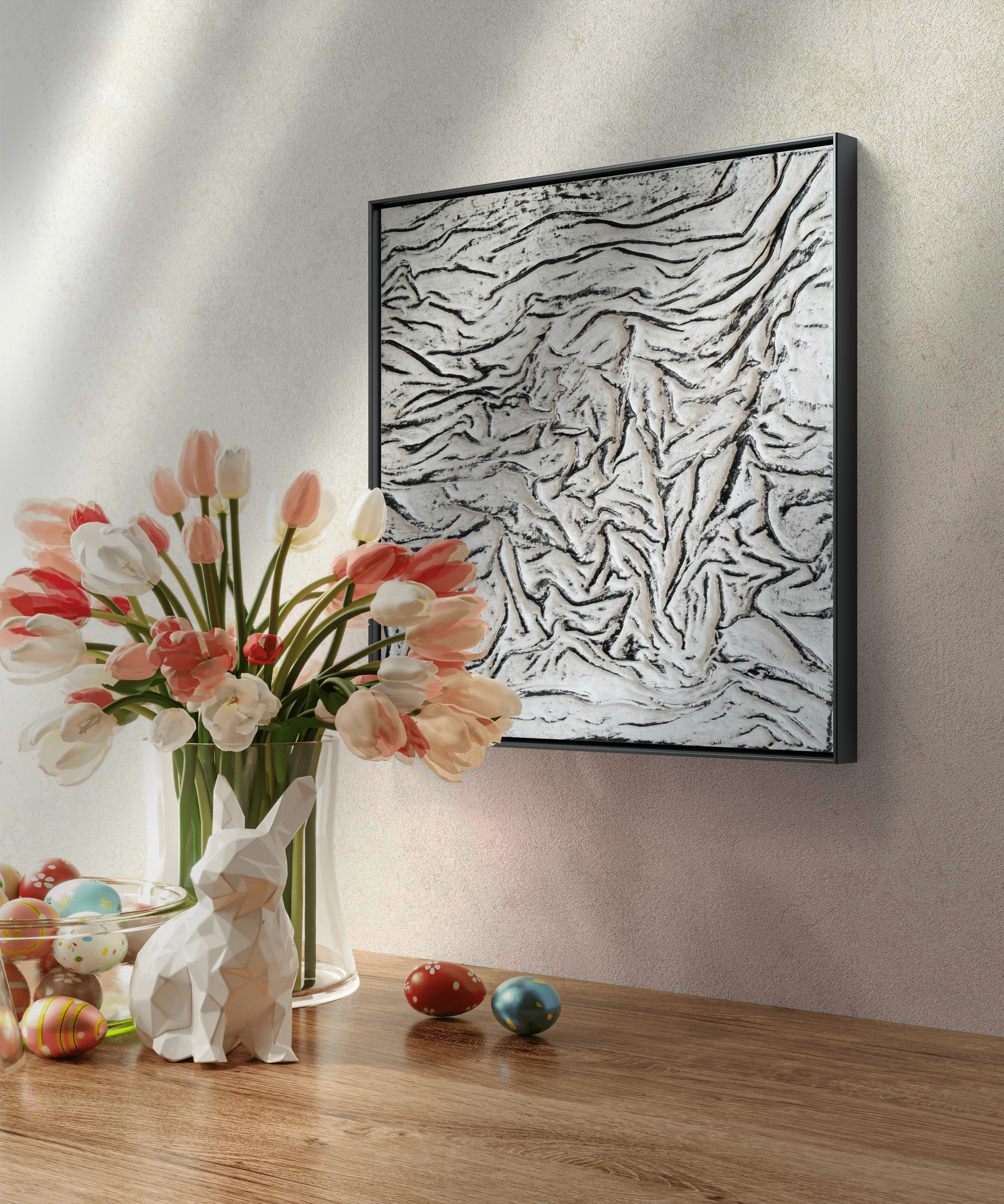 Serenità e risolutezza - Mixed Media Art Contemporaneo di Daria Luhova