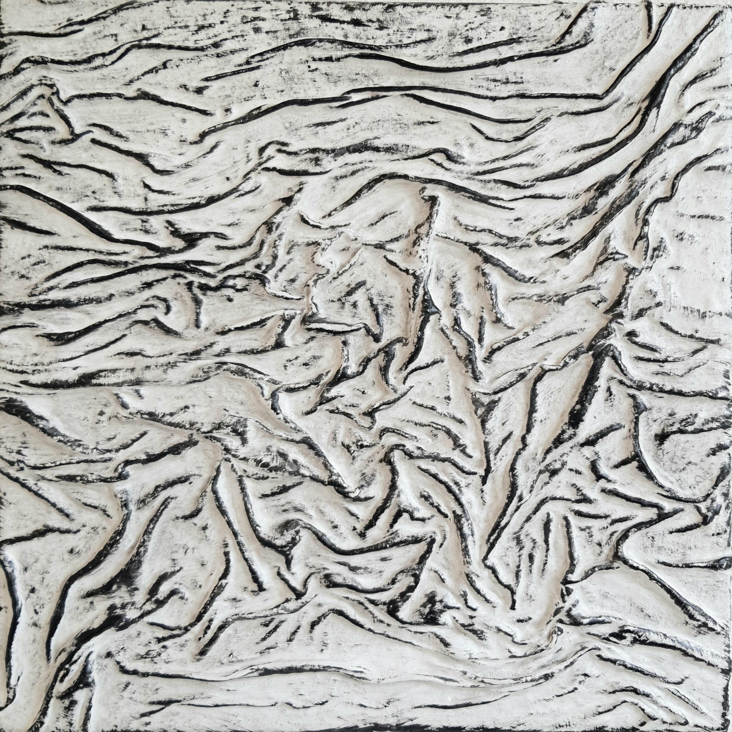 Serenità e risolutezza - Mixed Media Art di Daria Luhova