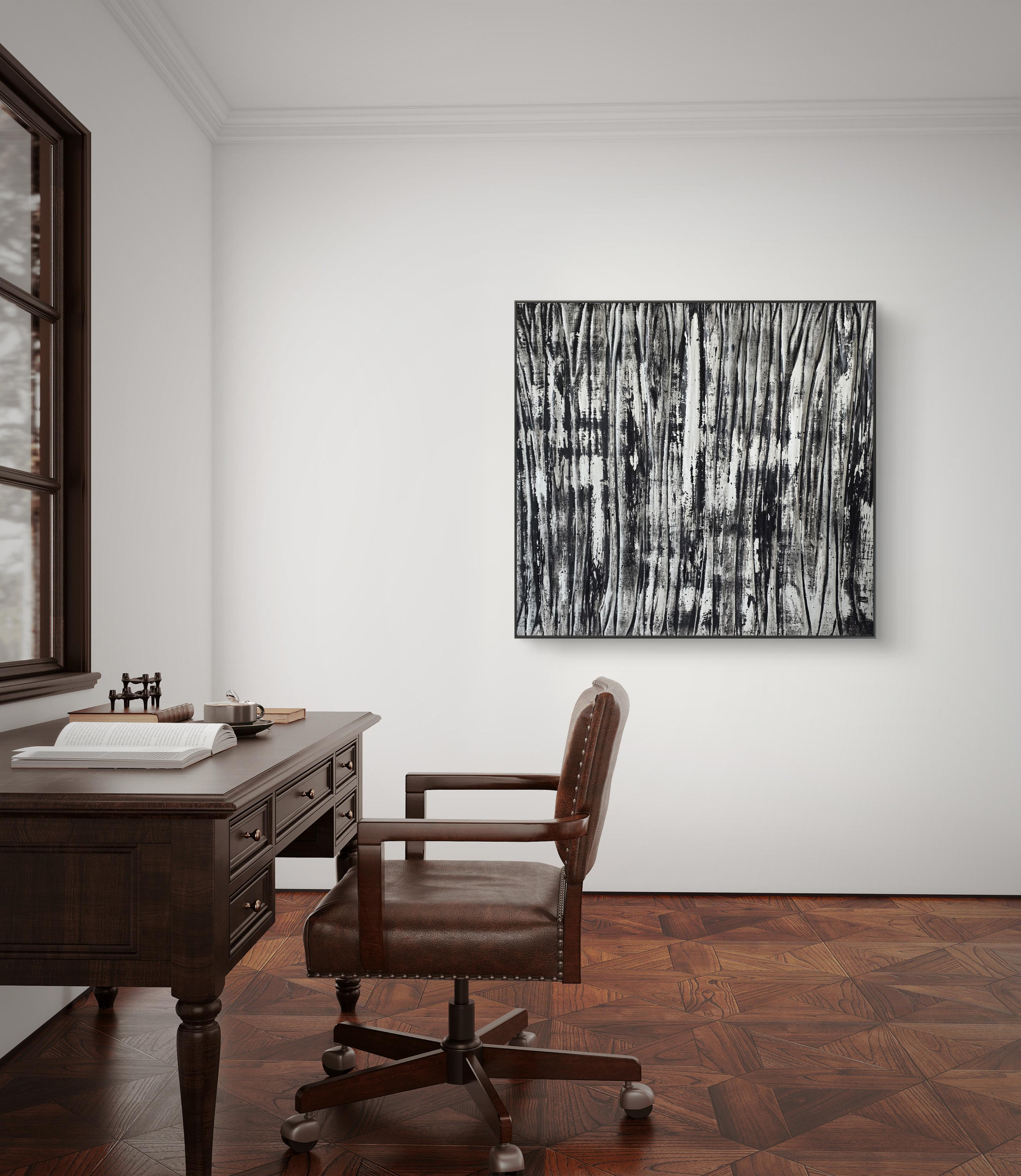 Cosa c'è in mezzo? - Painting di Daria Luhova