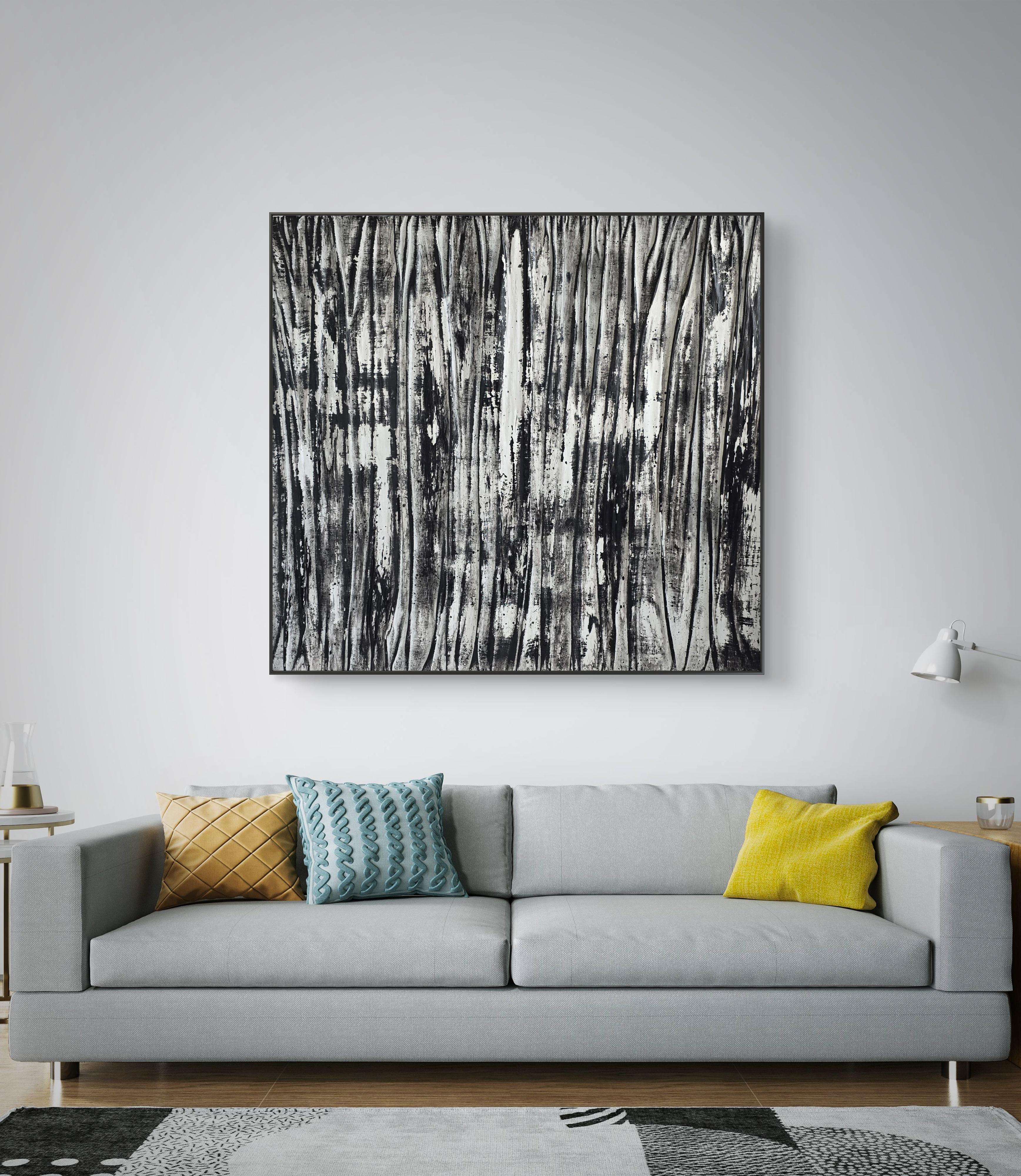 Cosa c'è in mezzo? - Painting Contemporaneo di Daria Luhova