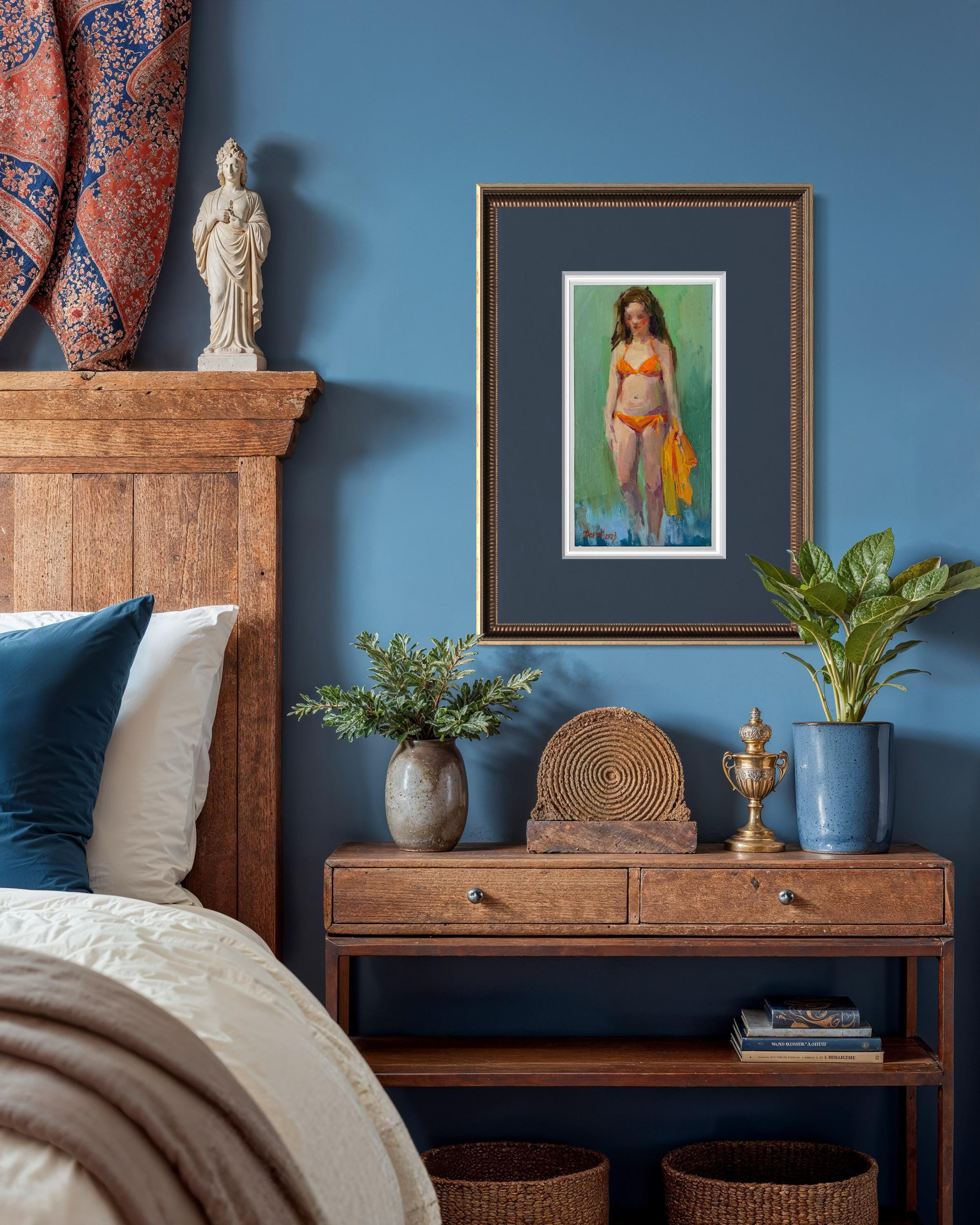 Au bord de l'eau - Painting de Daria Molostnova