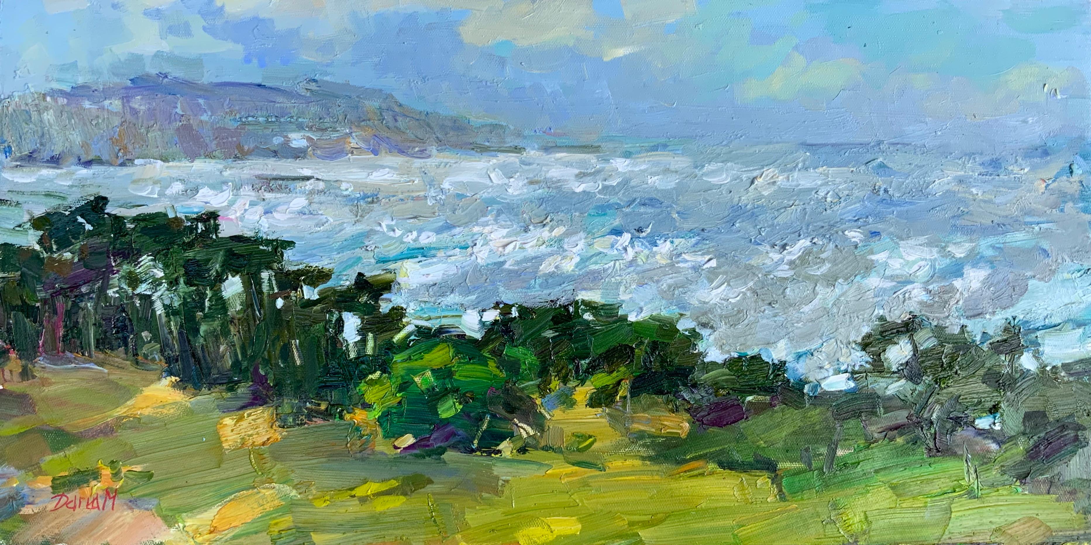 Landscape Painting de Daria Molostnova - Bailando sobre el agua