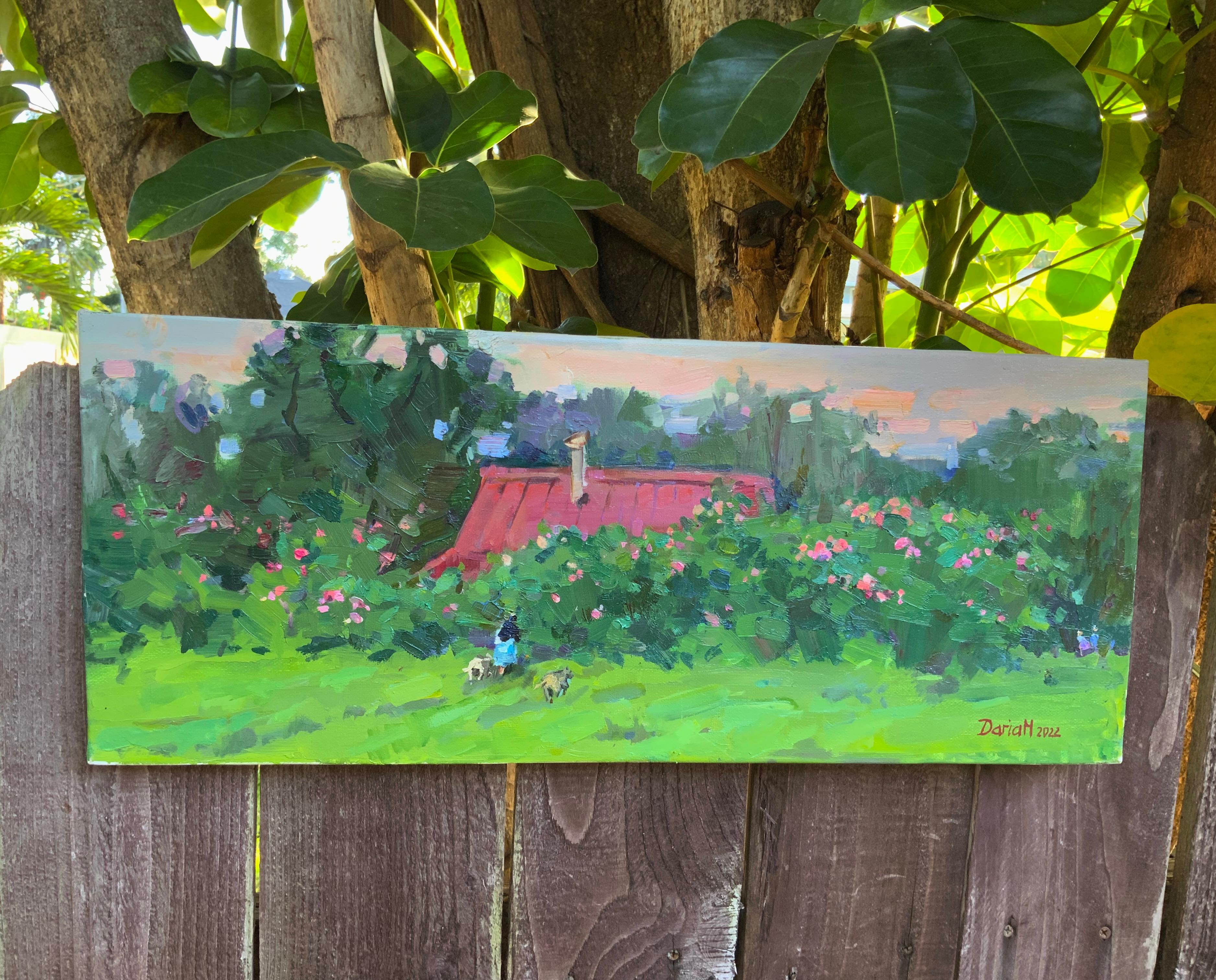 Evening in the Flowering Garden For Sale 6