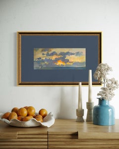 Evening Journey - Hawaiian Seascape, Ocean Light, Sunset, American Artist