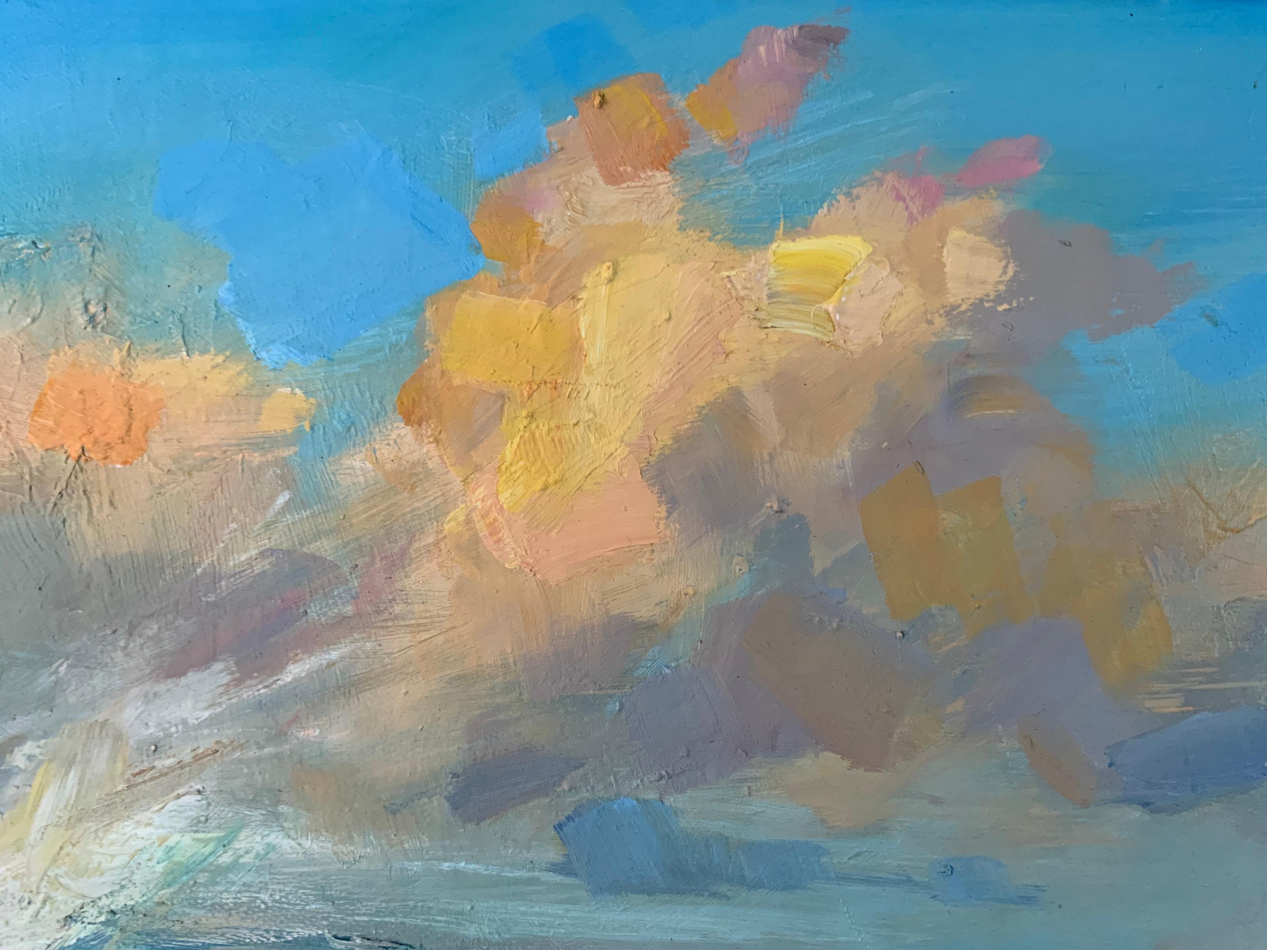 Hawaiian landscape, ocean, storm, sunrise, impressionism, plein air, interior painting, American artist, American art, American landscape

This painting was created on a winter morning on the North Shore of Oahu, Hawaii. 

