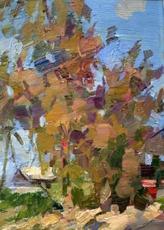 House Under the Ironwood - Hawaiian landscape, impressionism, American art